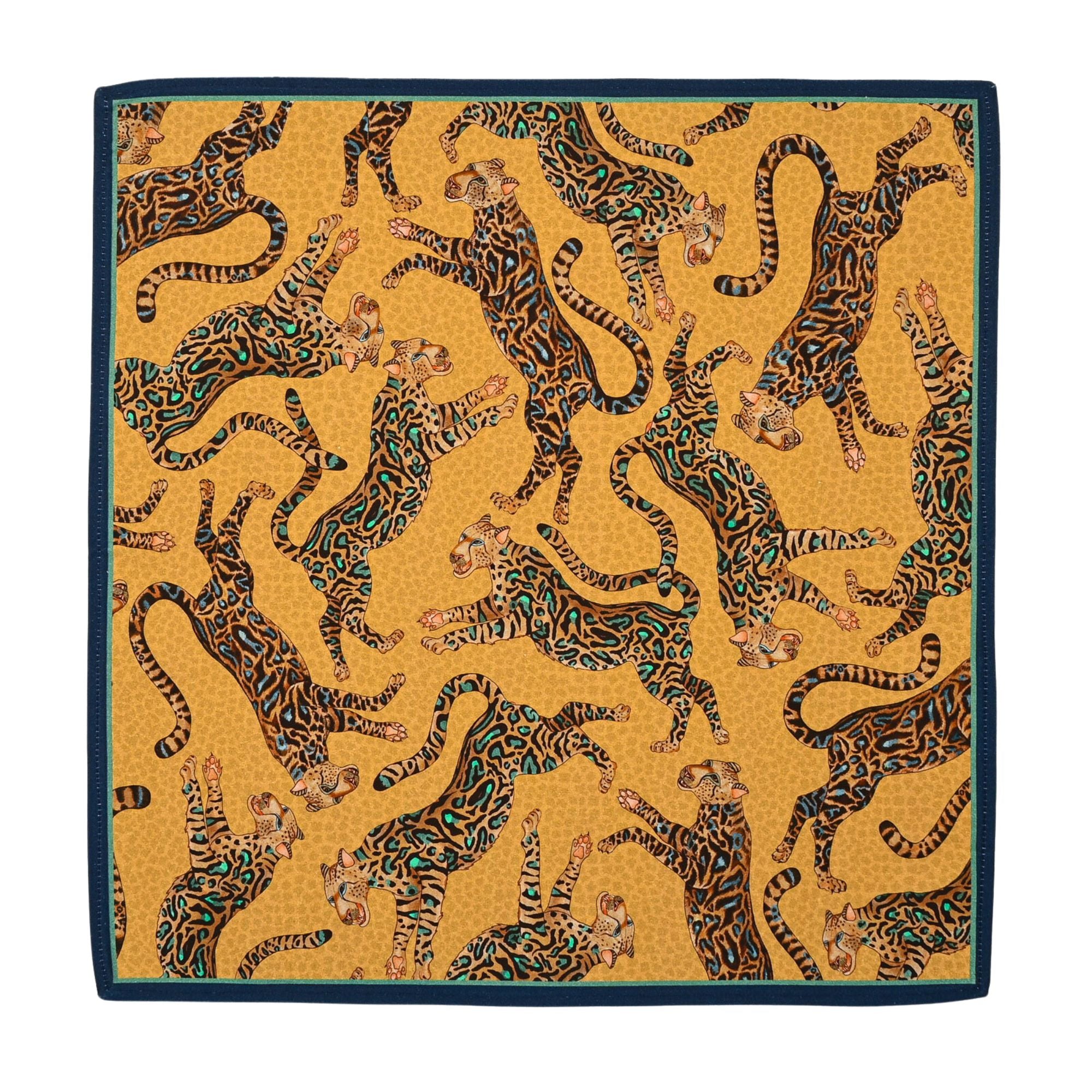 Cheetah Kings Napkins (Pair) - Gold