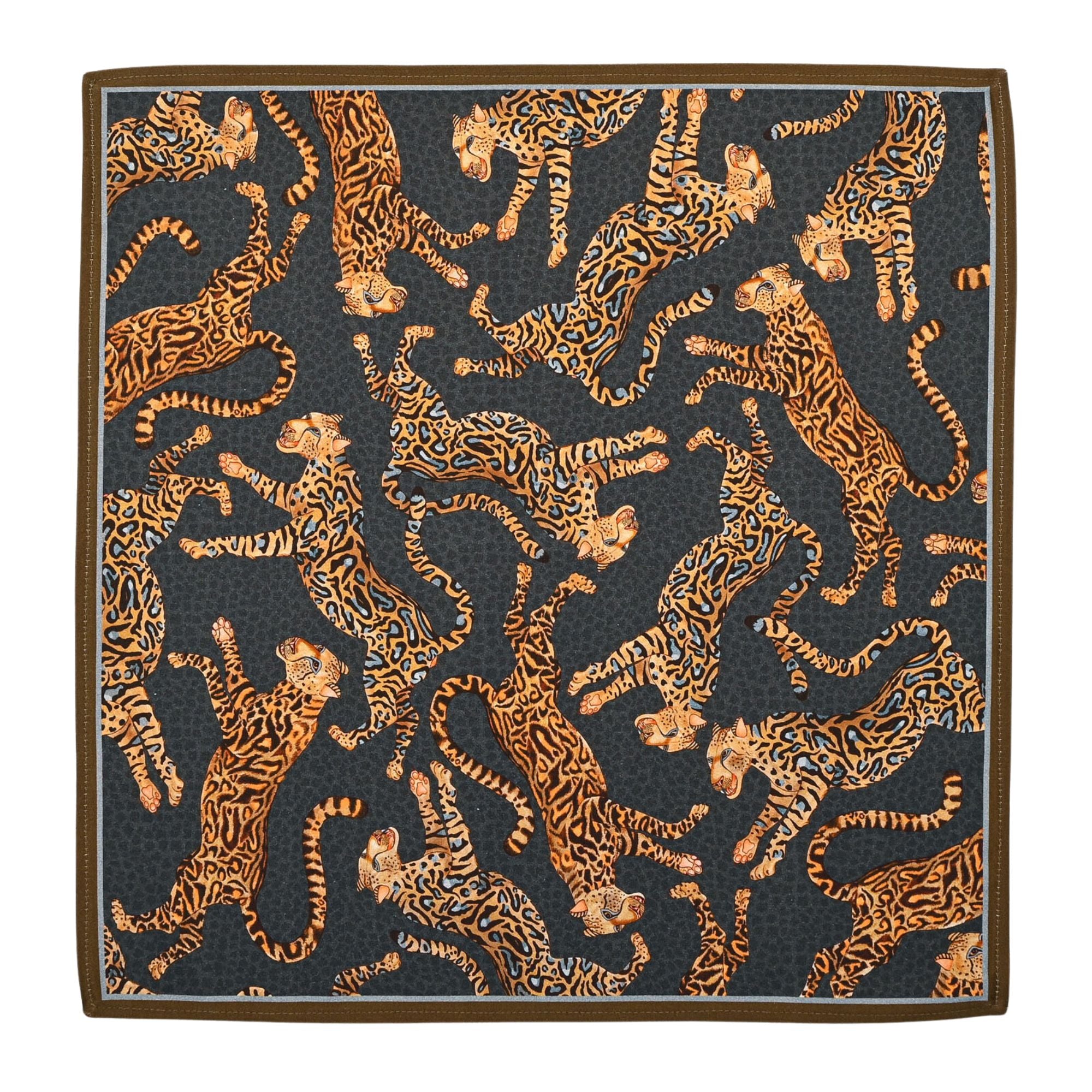 Cheetah Kings Napkins (Pair) - Night