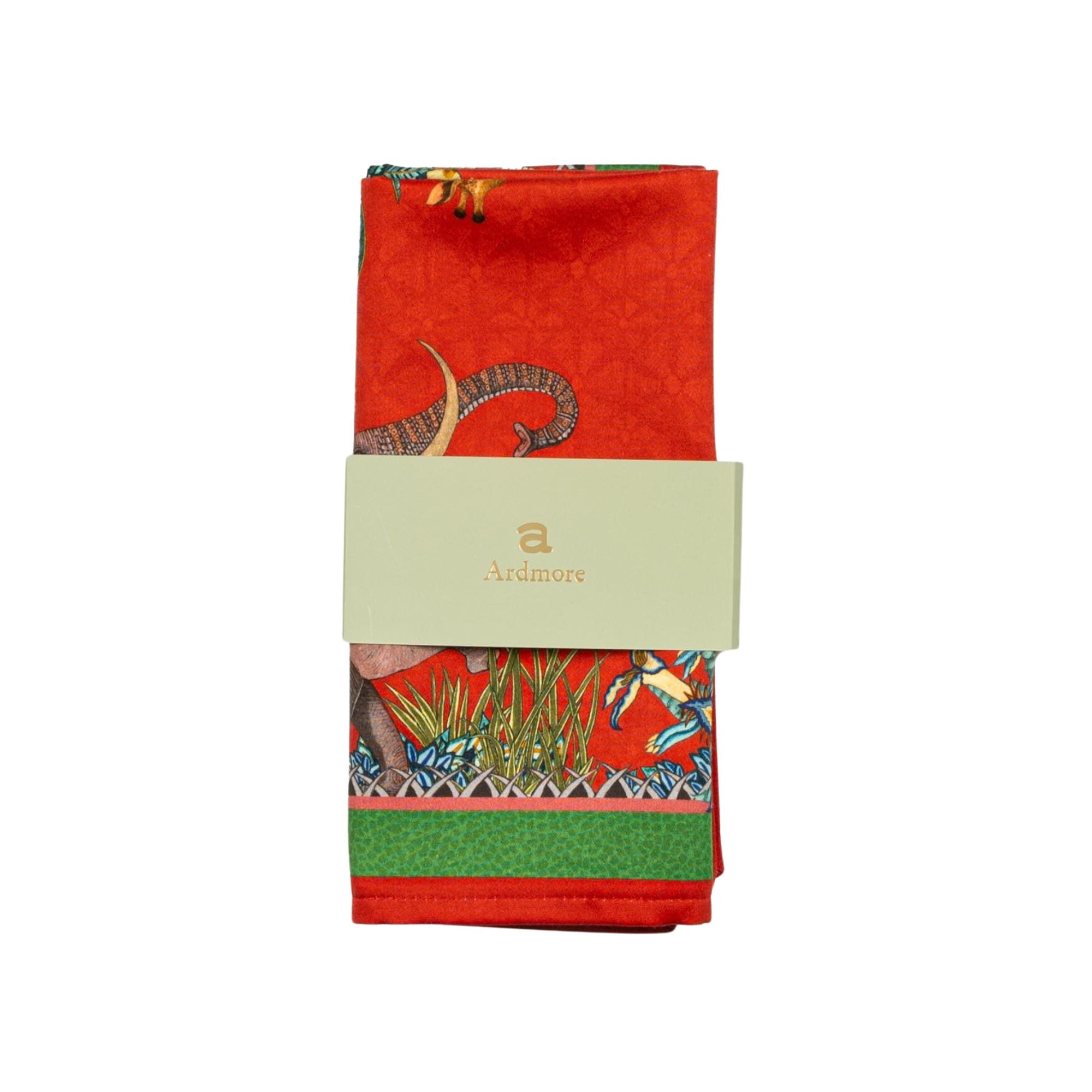 Sabie Forest Napkins (Pair) - Royal Red