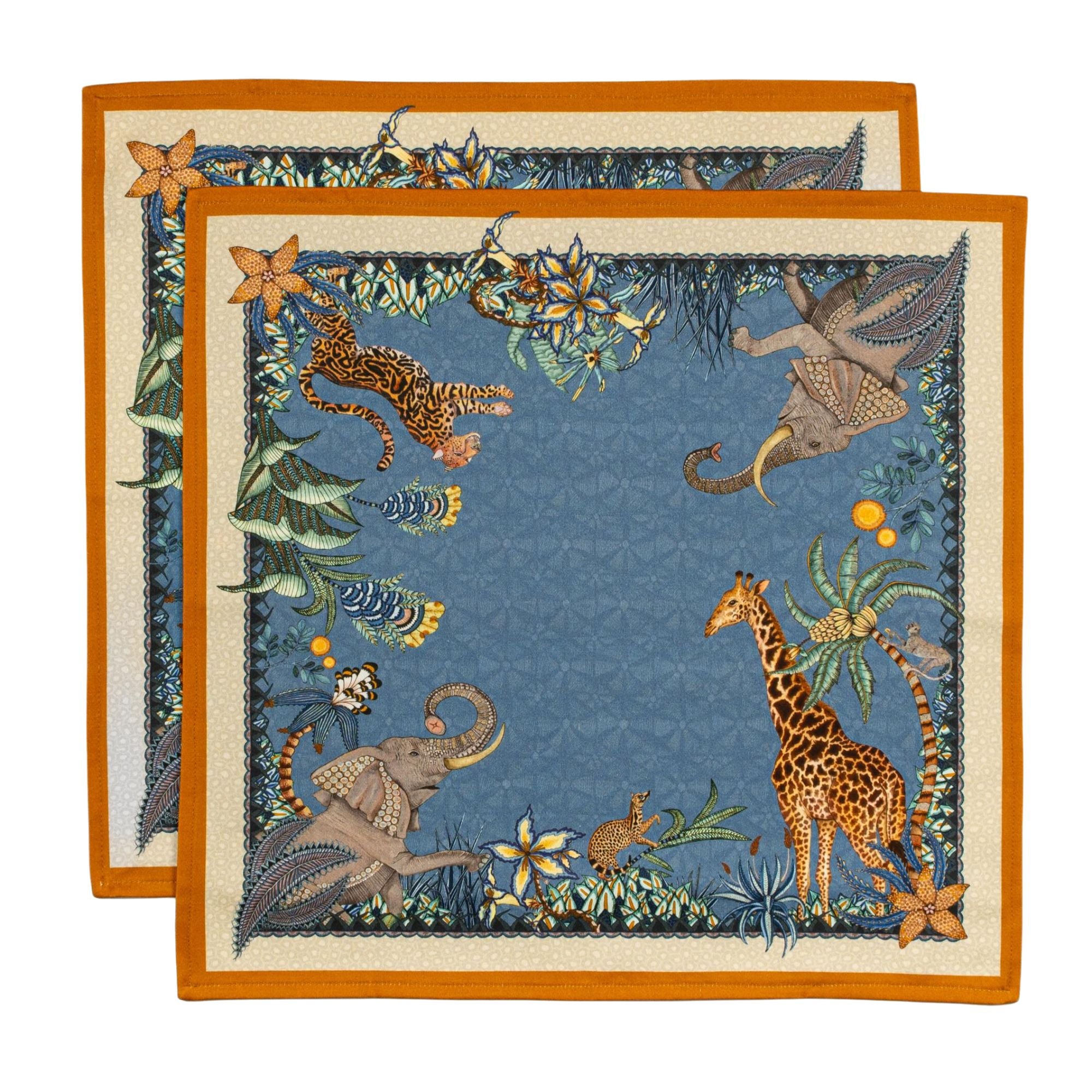 Sabie Forest Napkins (Pair) - Tanzanite