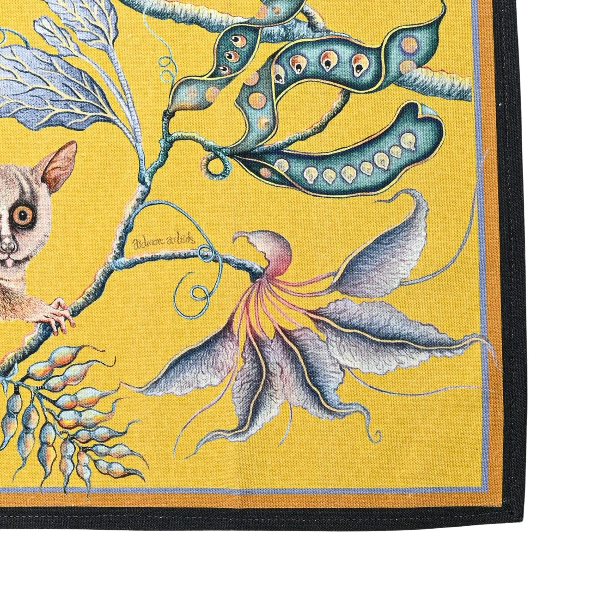 Bush Baby Tea Towel - Butter