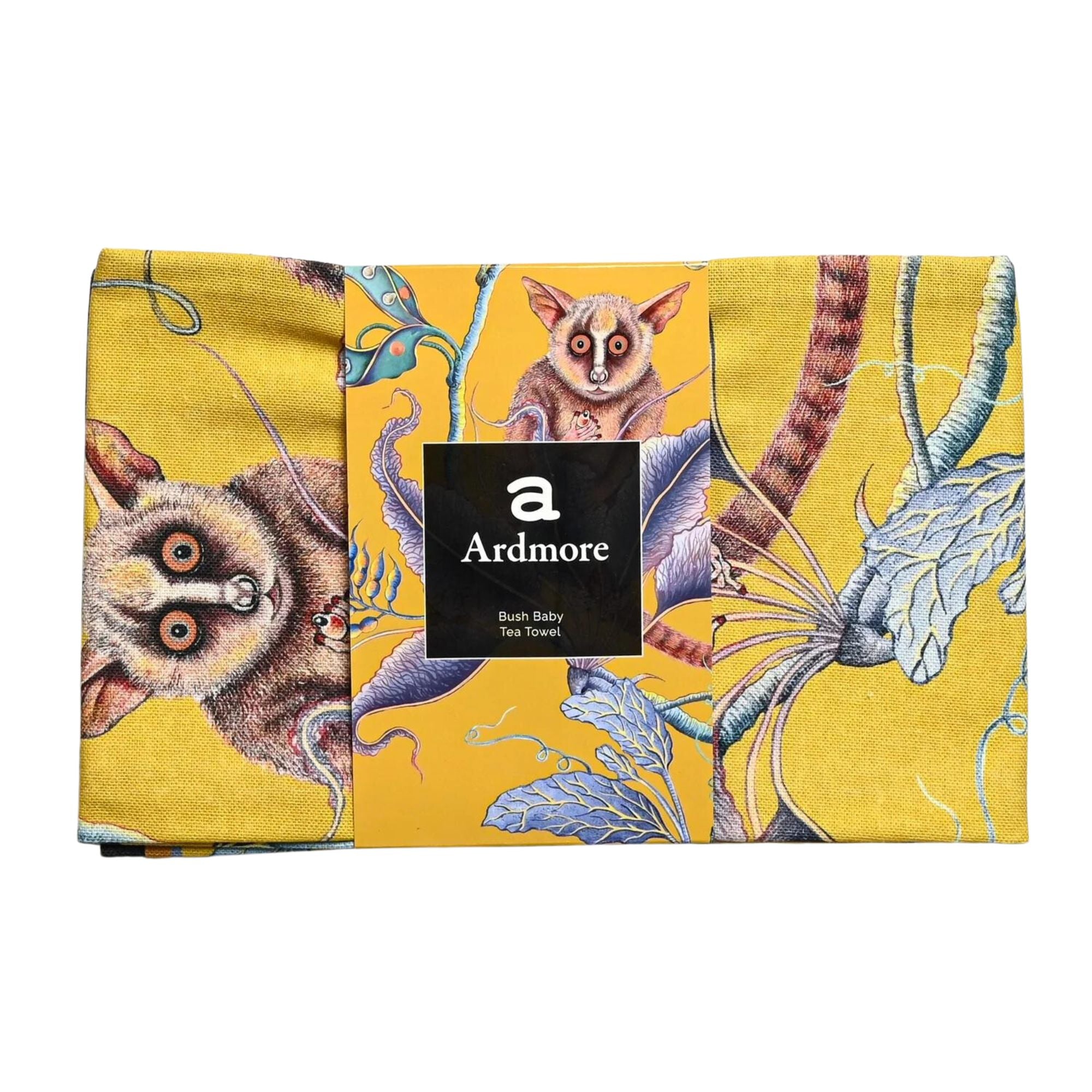 Bush Baby Tea Towel - Butter