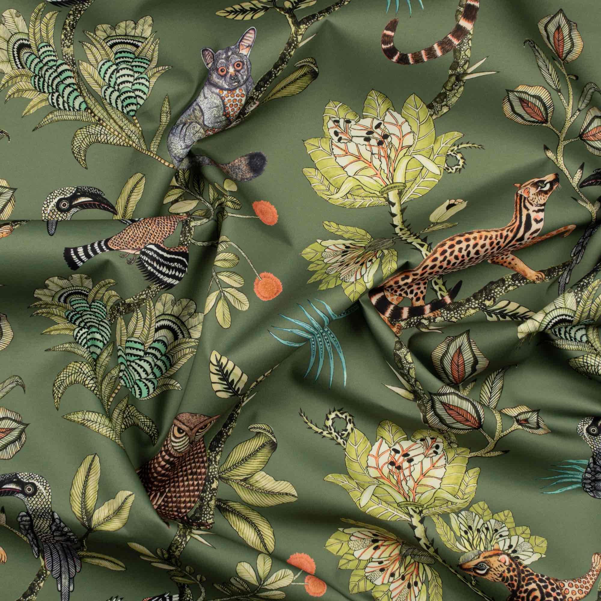 Camp Critters Outdoor Fabric - Delta