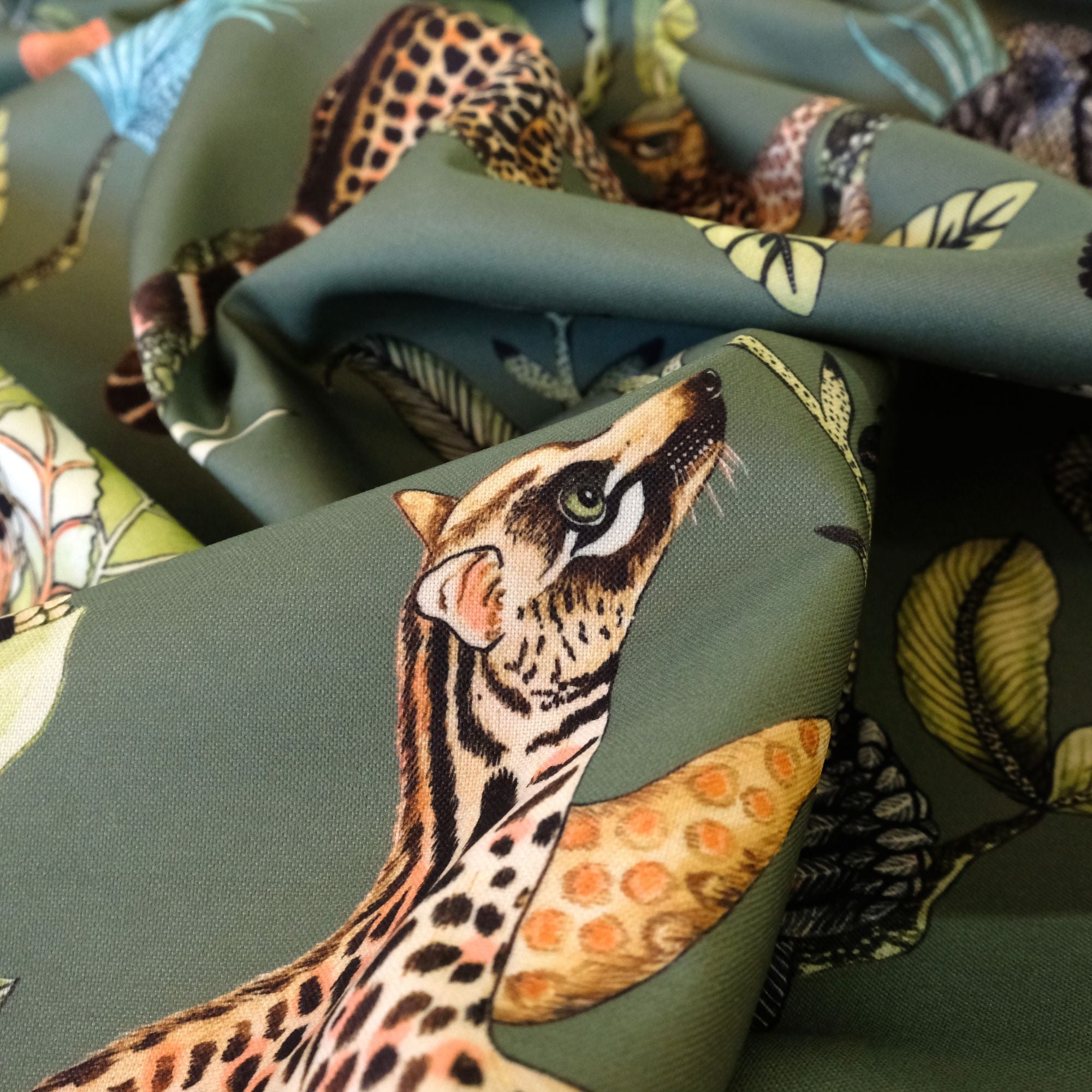 Camp Critters Outdoor Fabric - Delta