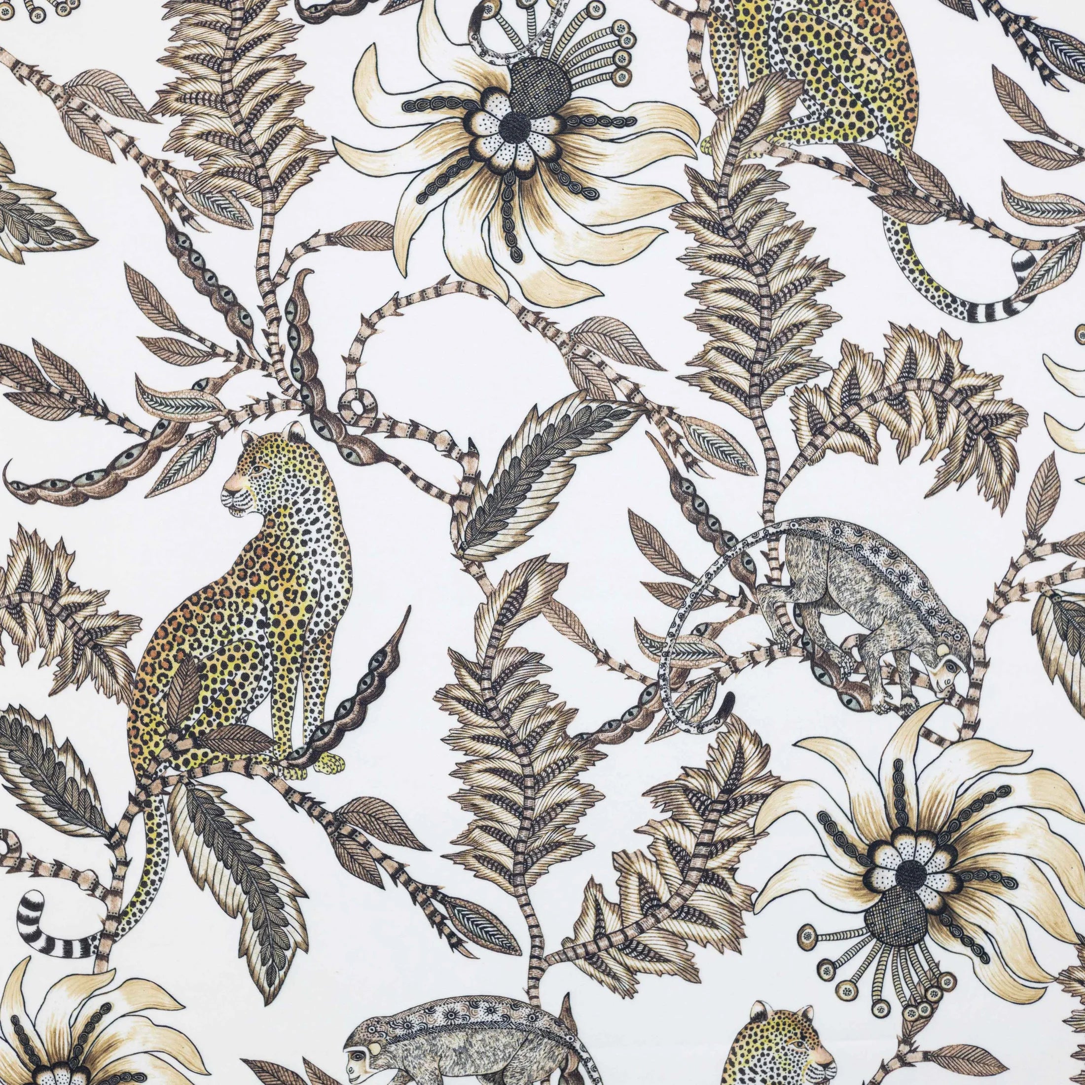 Monkey Bean Outdoor Fabric - Stone