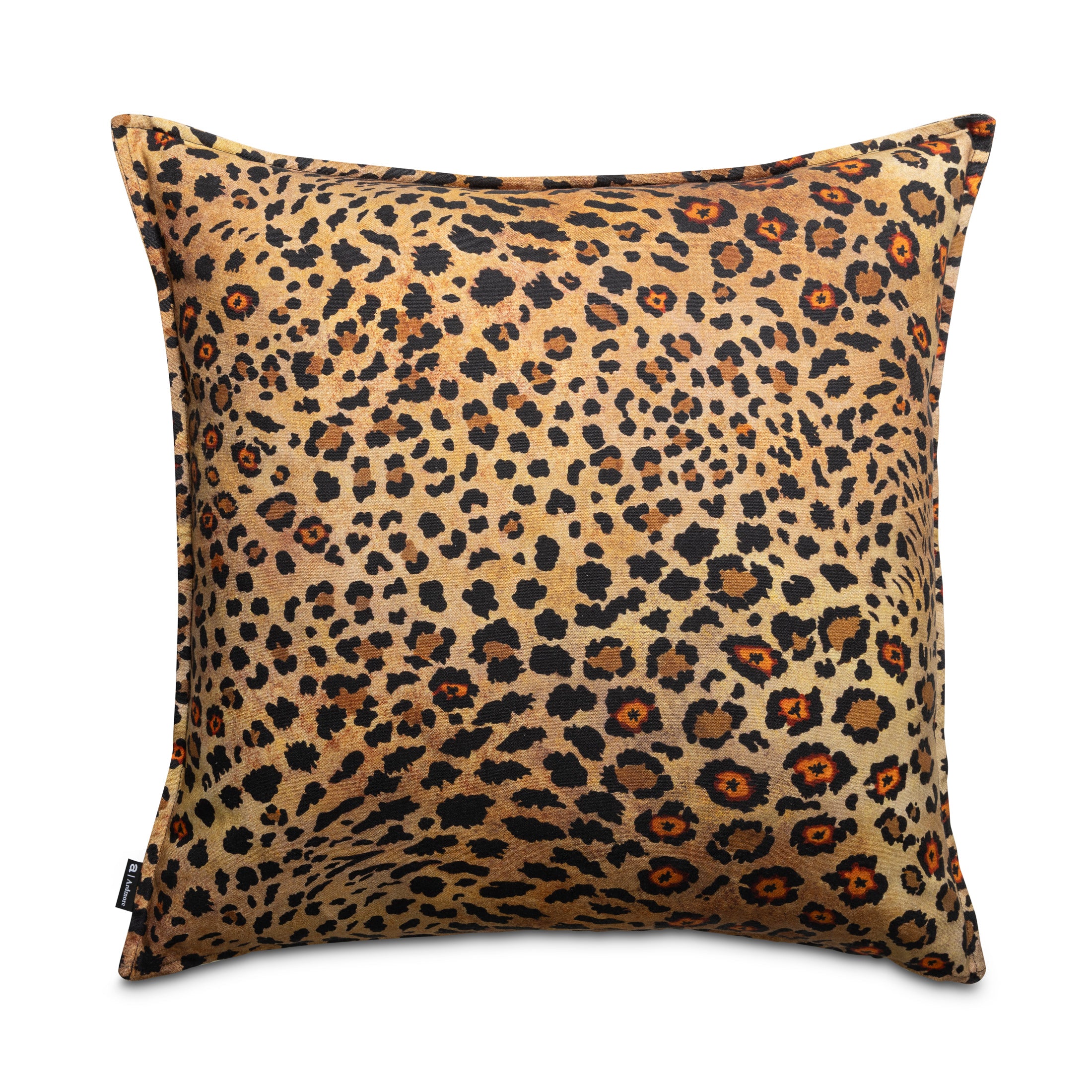 Safari Spot Pillow - Linen - Gold
