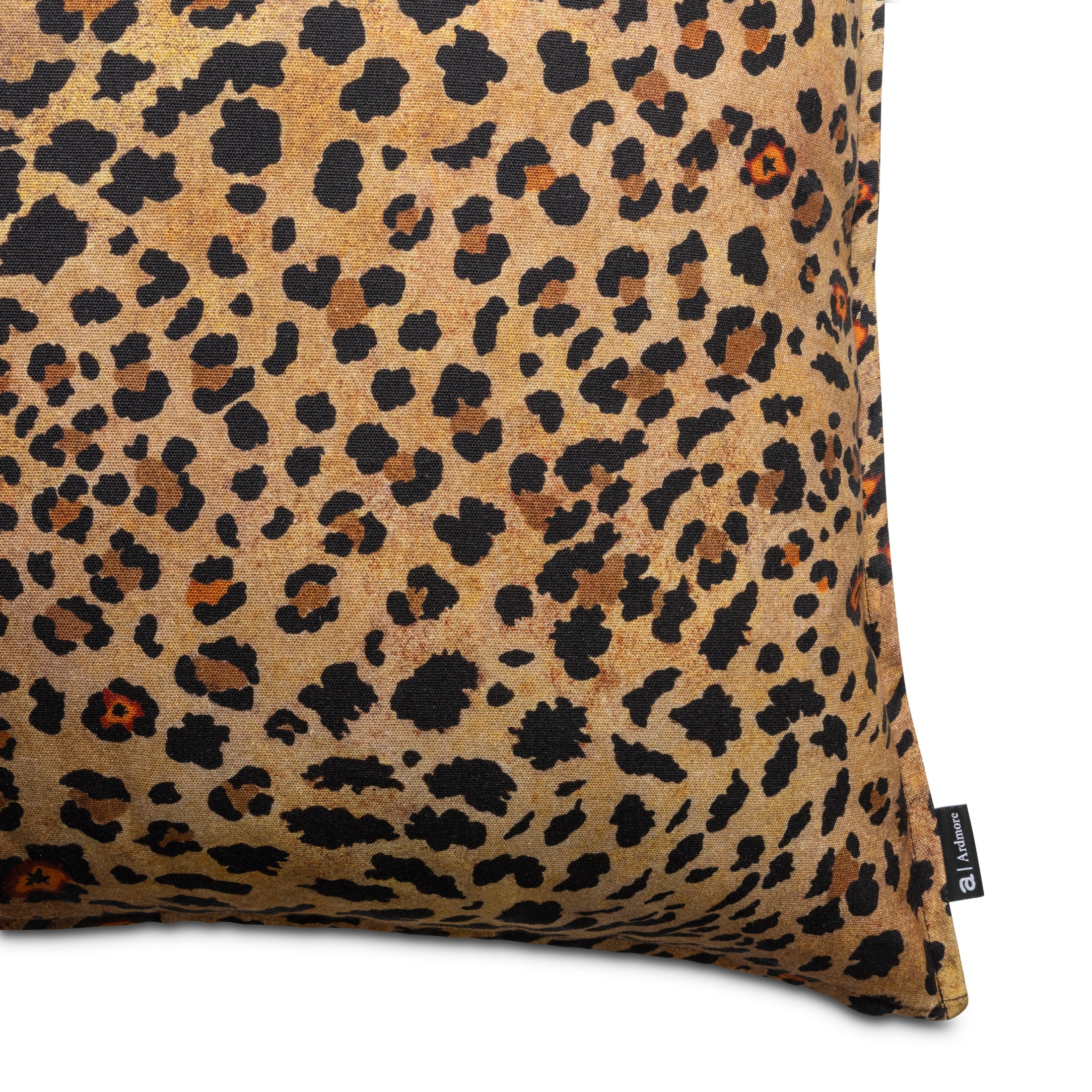 Safari Spot Pillow - Linen - Gold