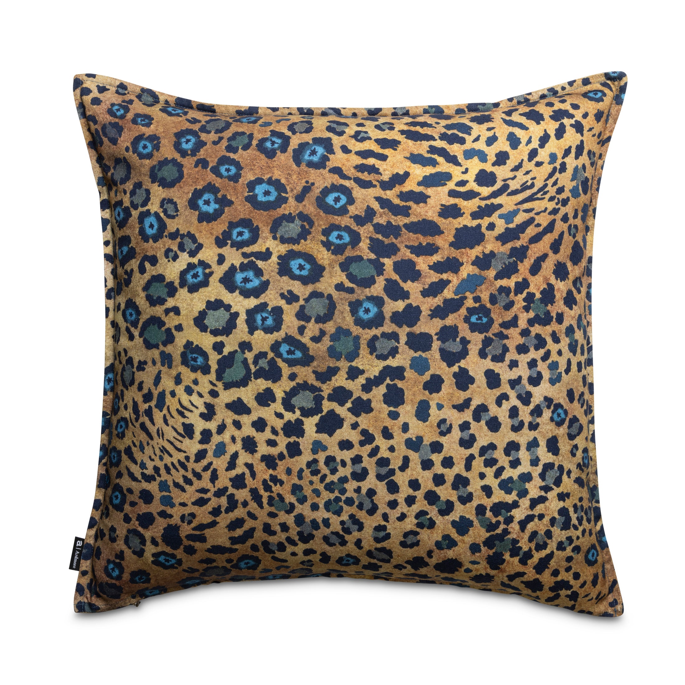 Safari Spot Pillow - Linen - Midnight