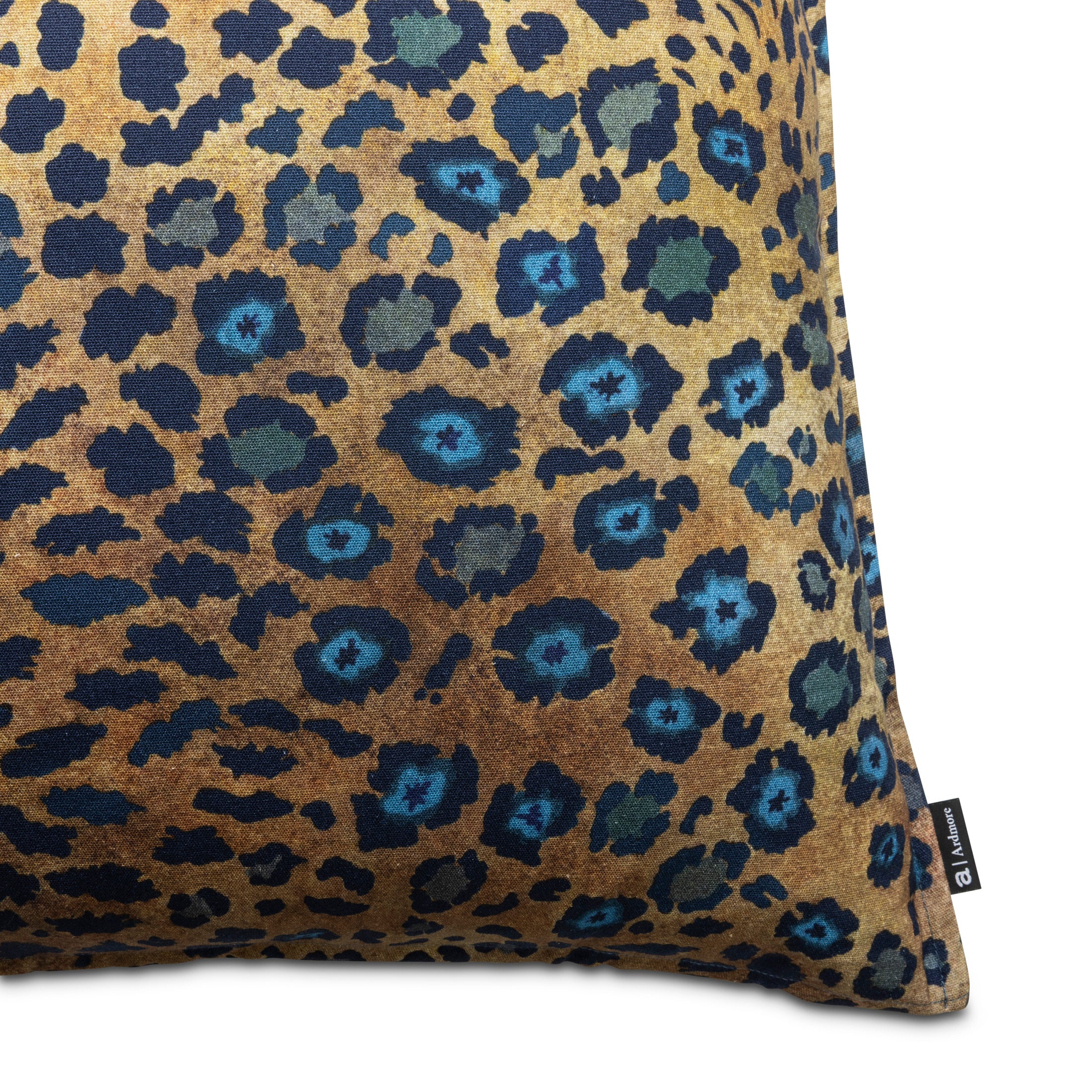 Safari Spot Pillow - Linen - Midnight