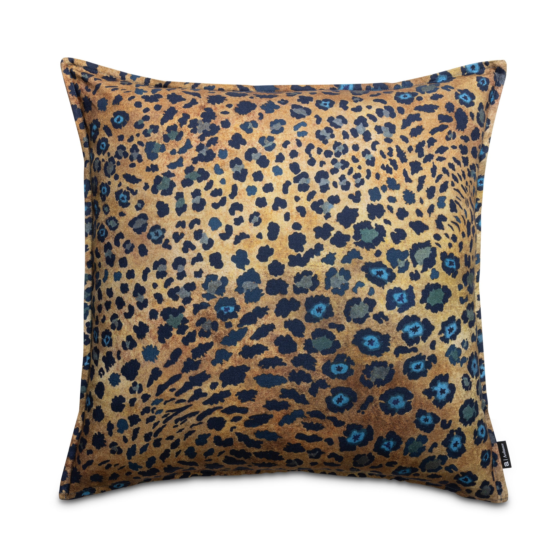 Safari Spot Pillow - Linen - Midnight