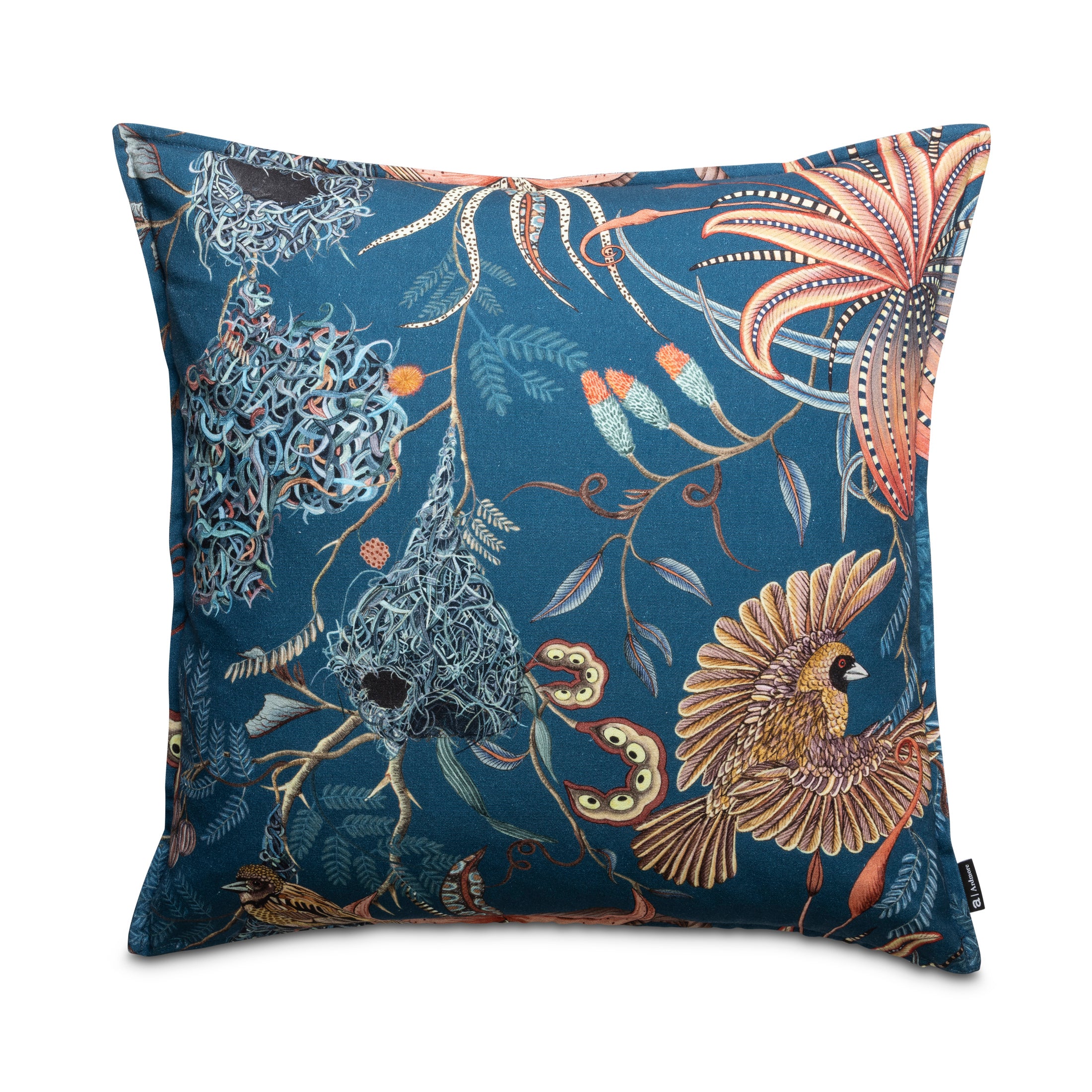 Thanda Nest Pillow - Linen - Midnight