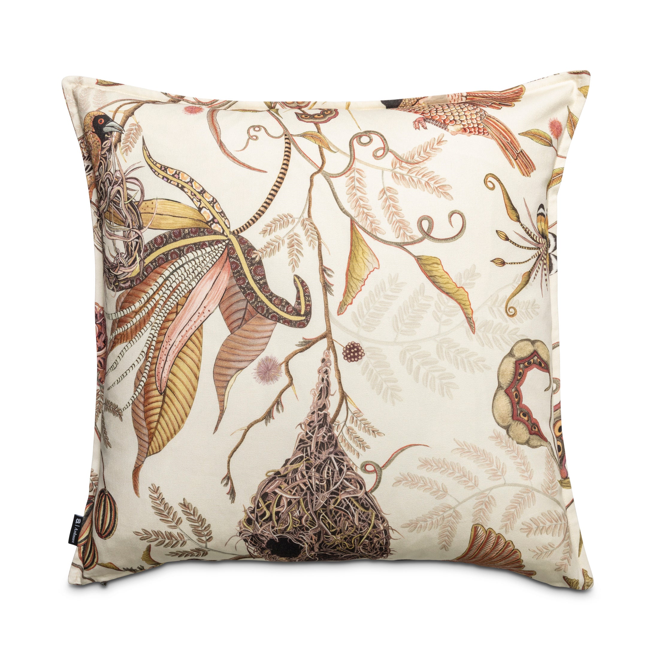 Thanda Nest Pillow - Linen - Plum