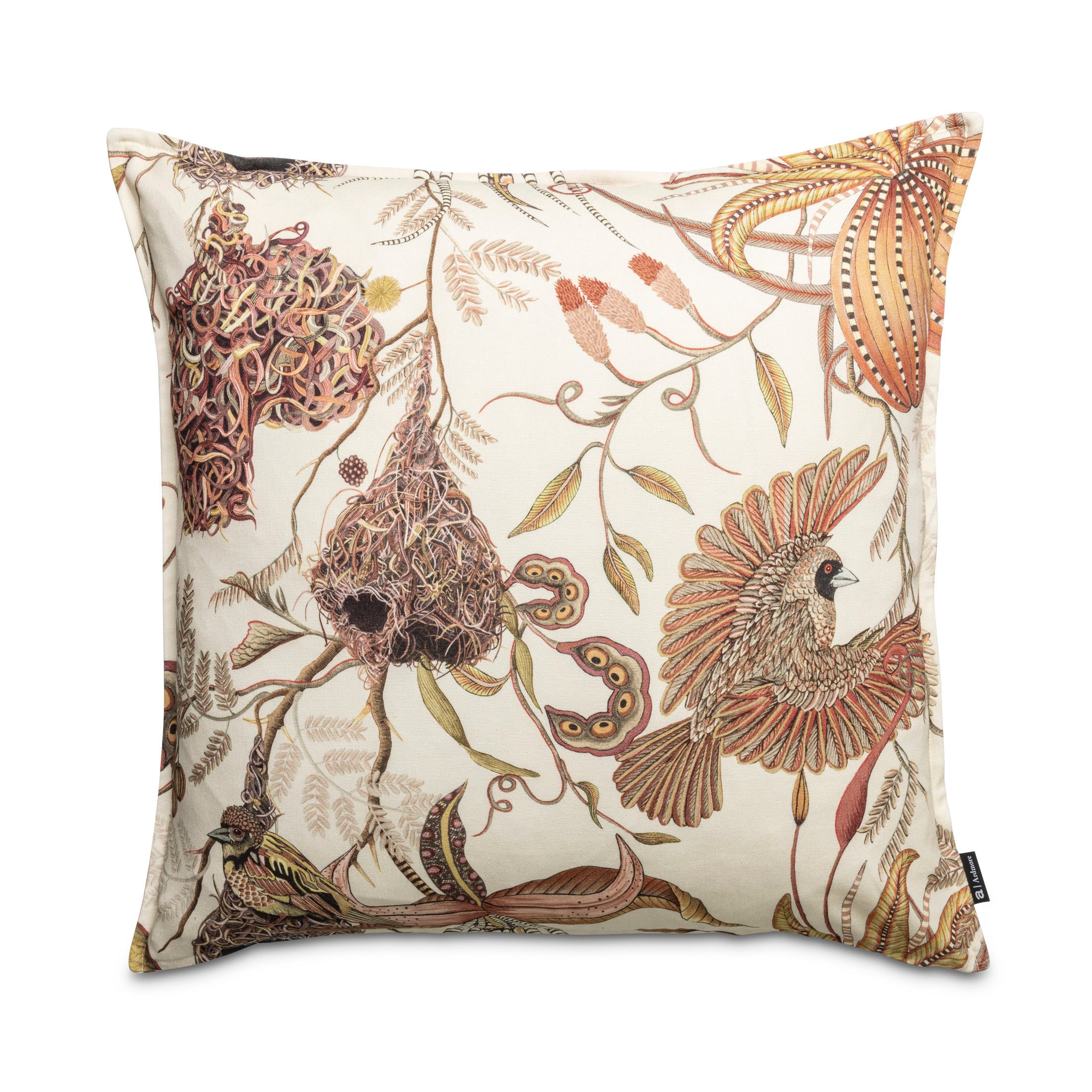 Thanda Nest Pillow - Linen - Plum
