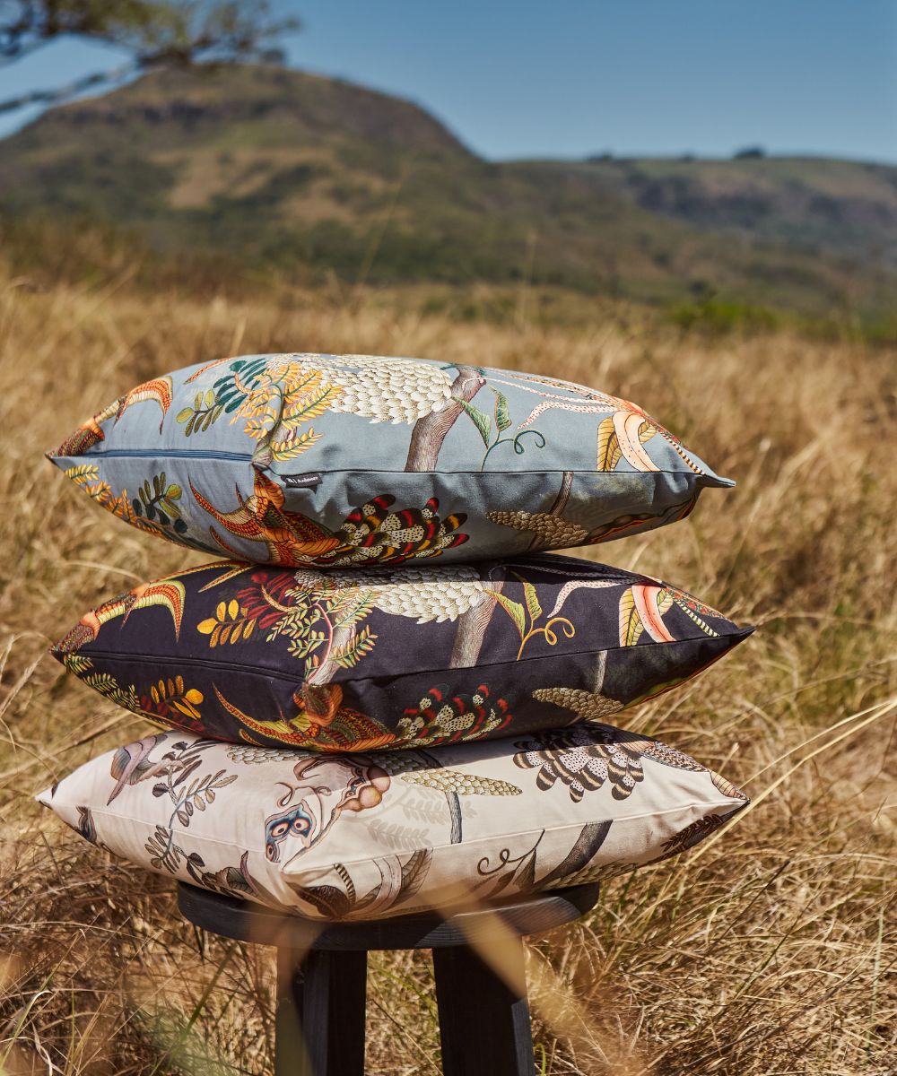 Thanda Pangolin Pillow - Cotton - Ash