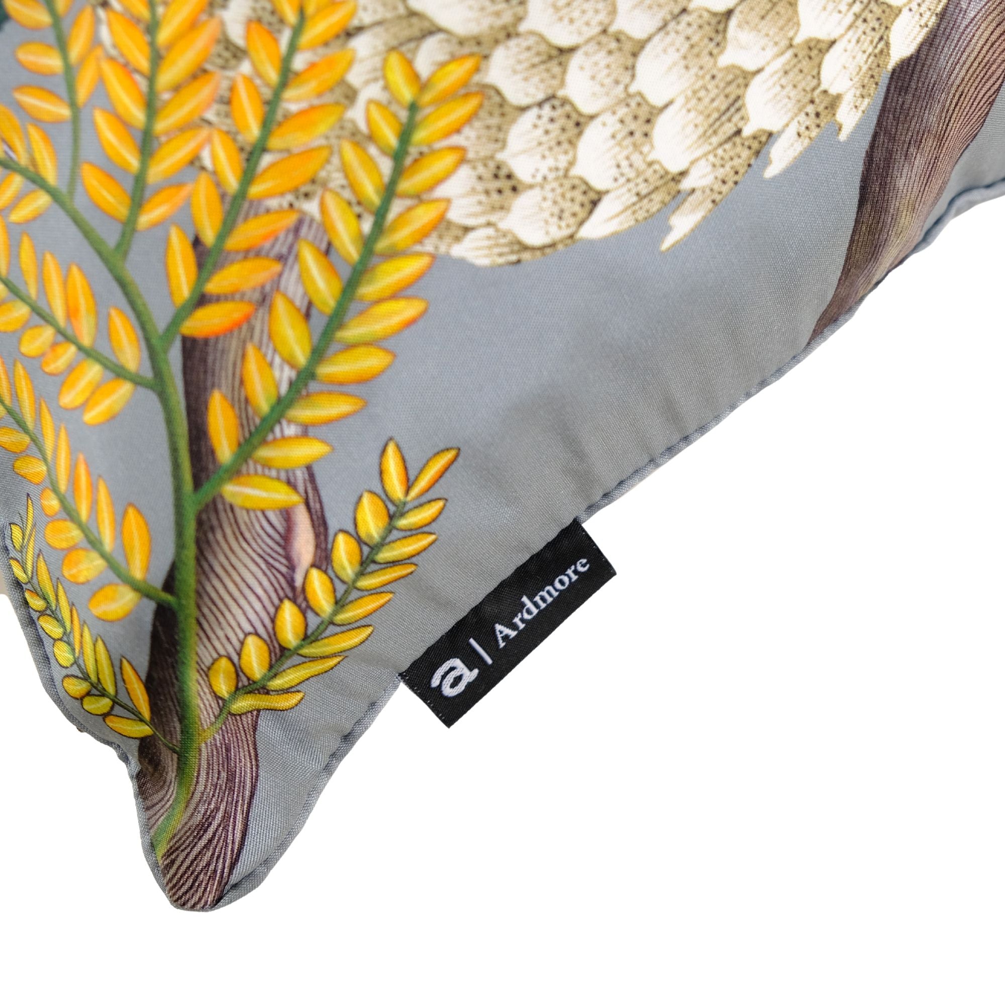 Thanda Pangolin Pillow - Silk - Ash