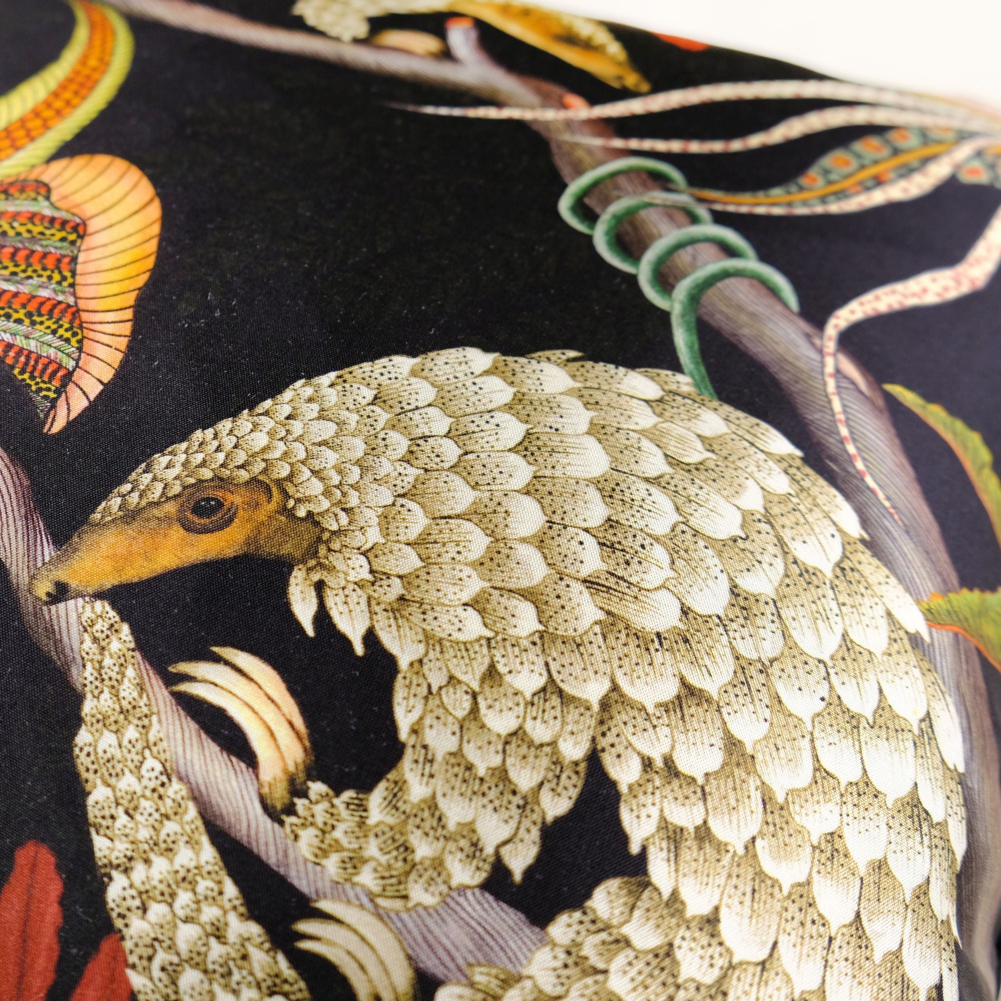 Thanda Pangolin Pillow - Silk - Night