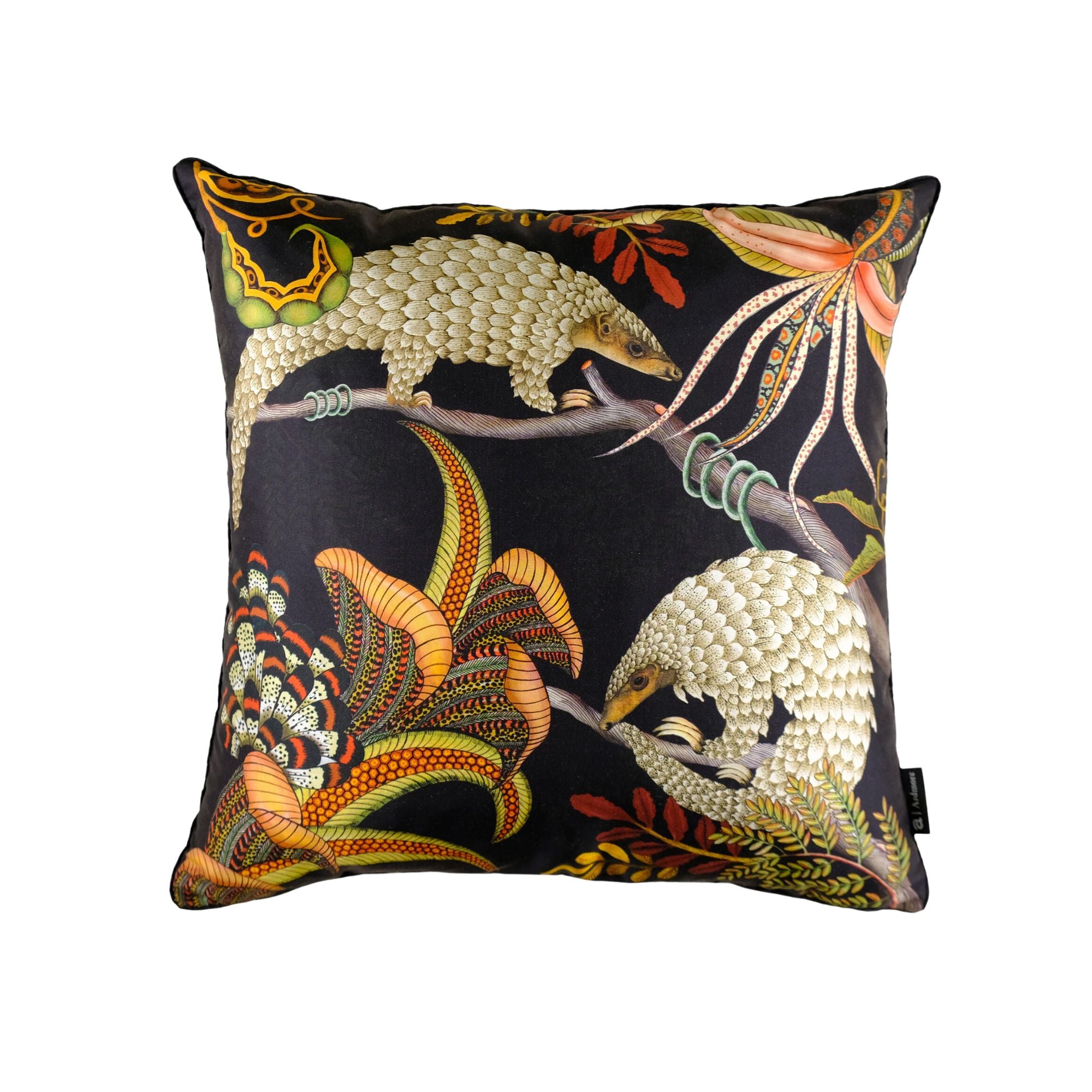 Thanda Pangolin Pillow - Silk - Night