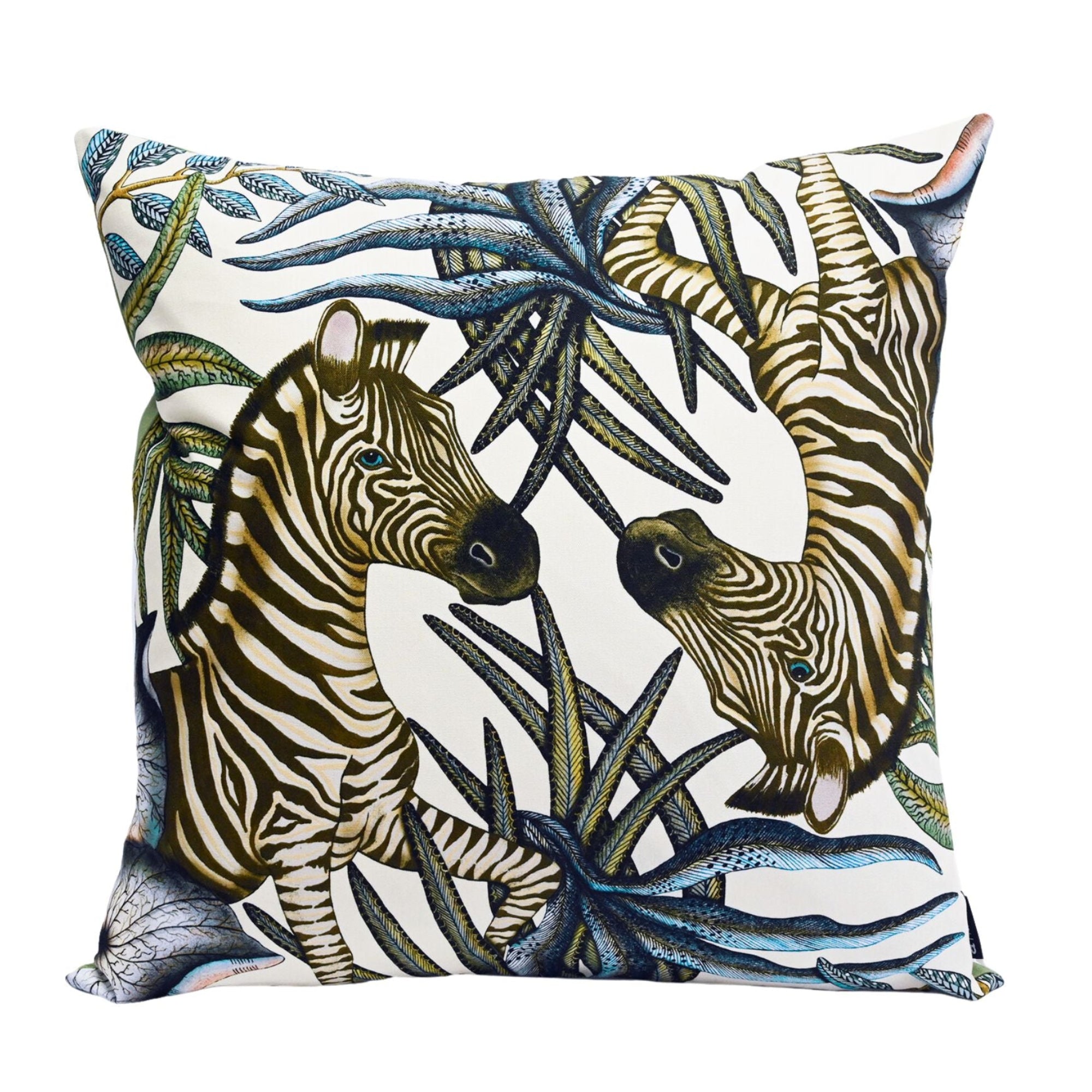 Thanda Stripe Pillow - Cotton - Tanzanite