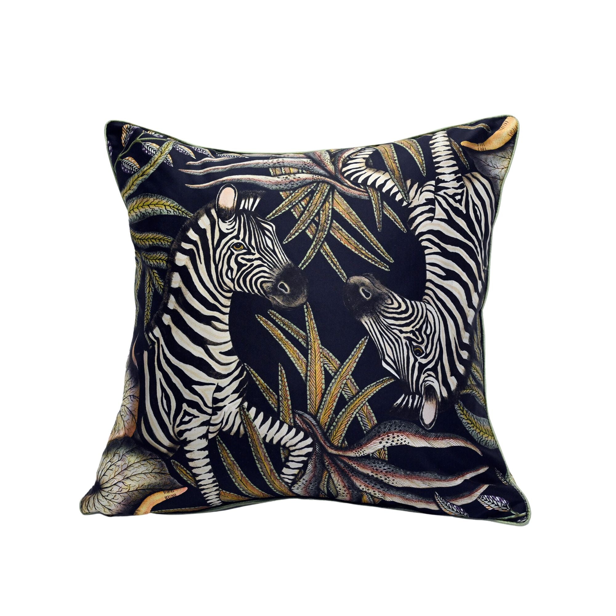 Thanda Stripe Pillow - Silk - Night