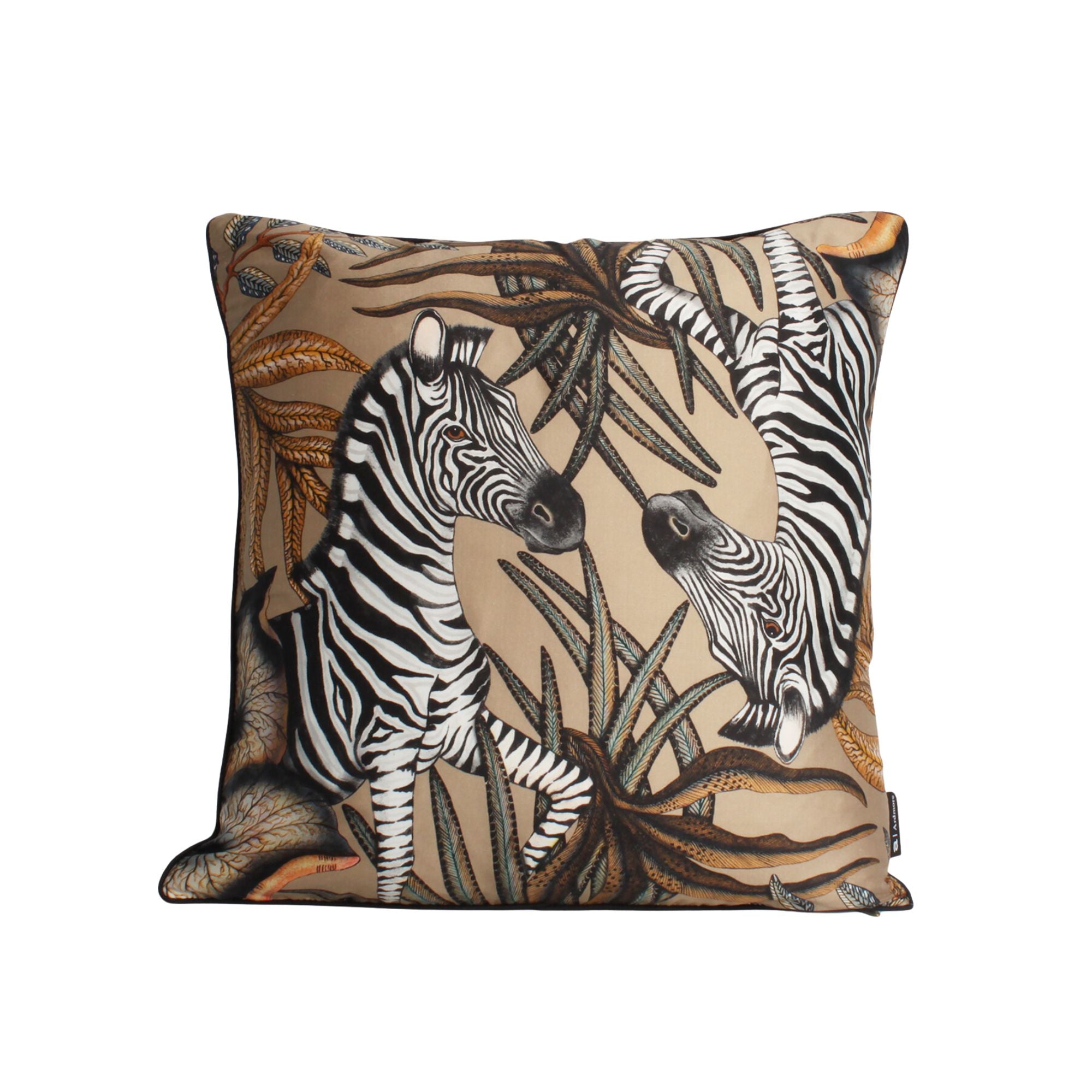 Thanda Stripe Pillow - Silk - Savannah