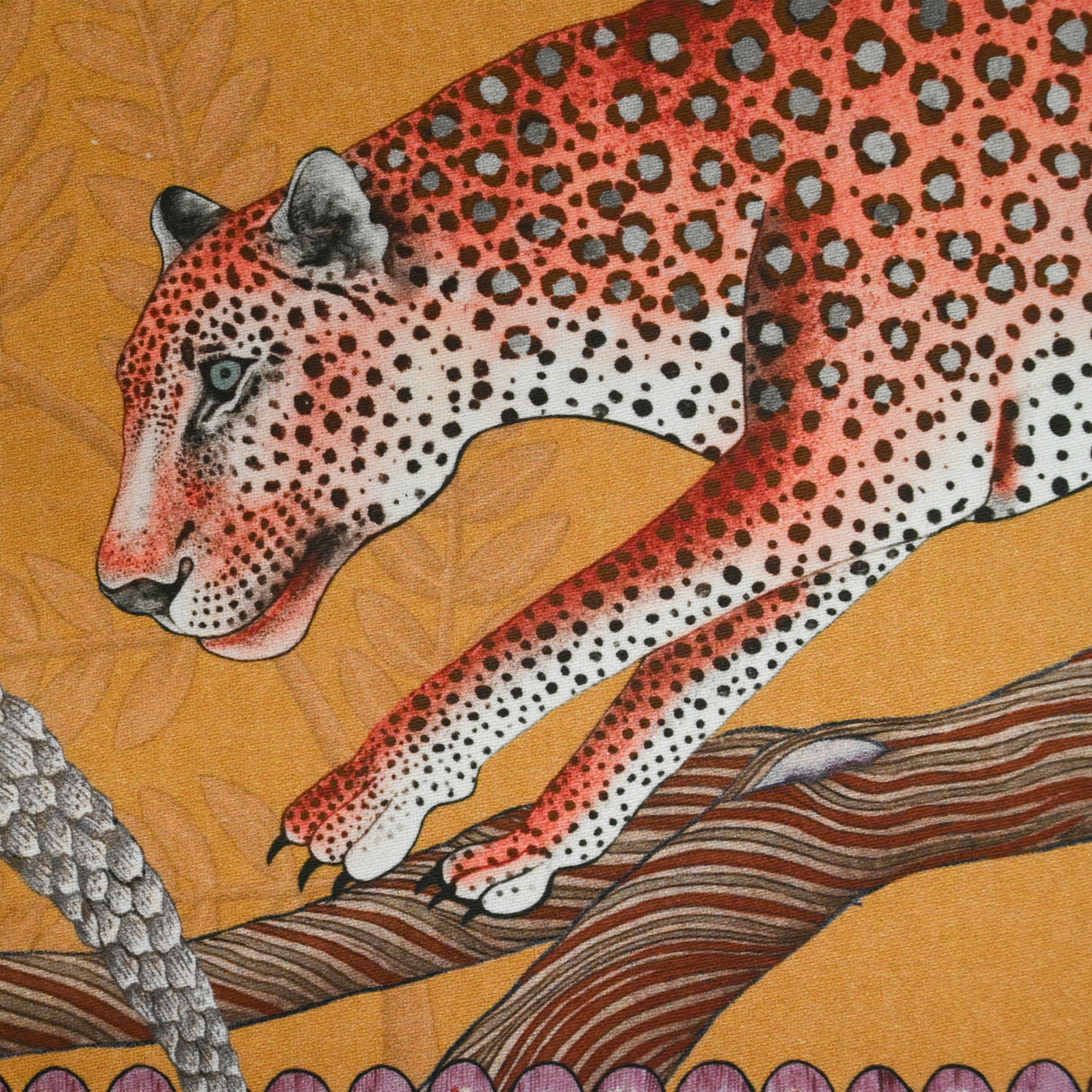 Pangolin Park Table Runner - Flame