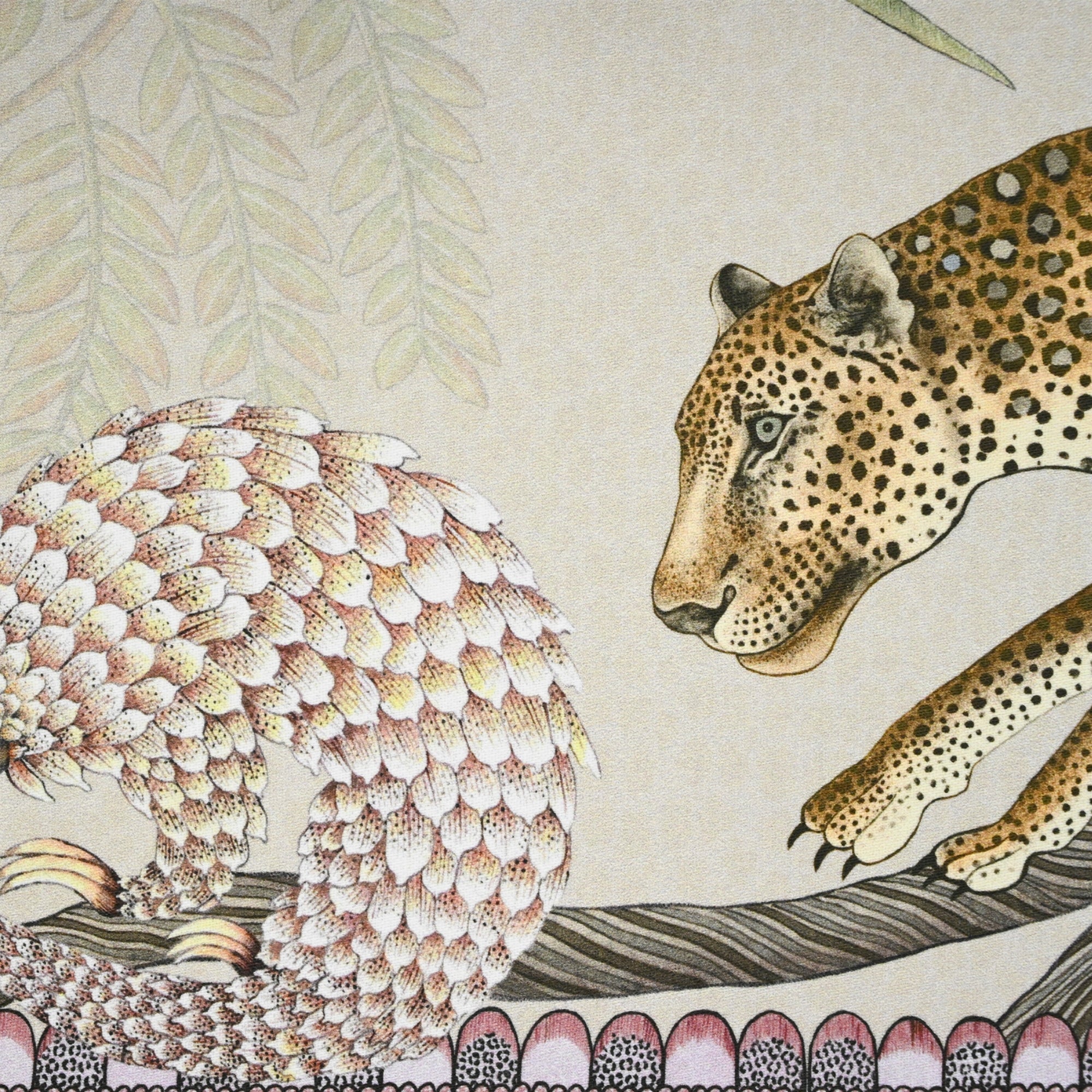 Pangolin Park Table Runner - Stone