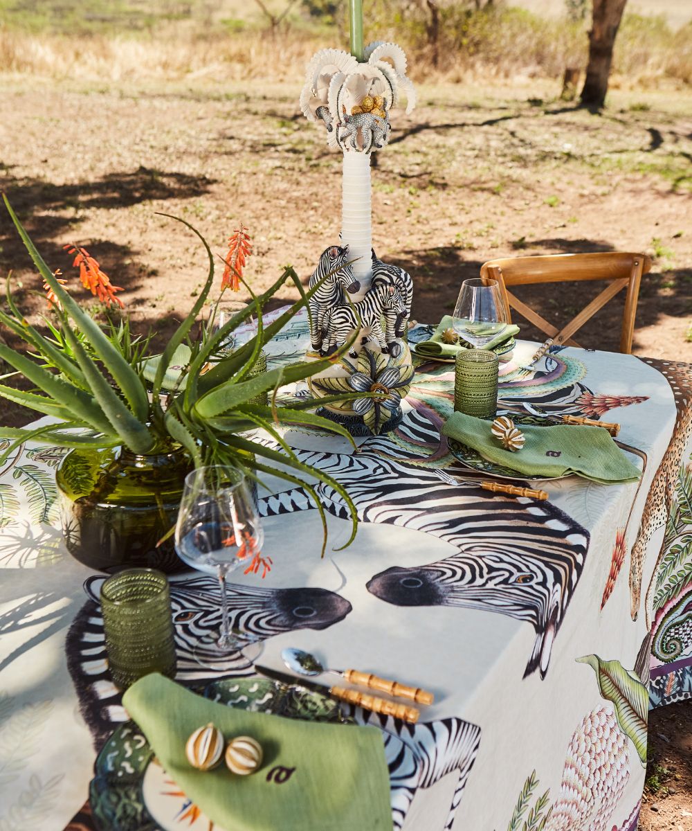 Pangolin Park Tablecloth - Stone