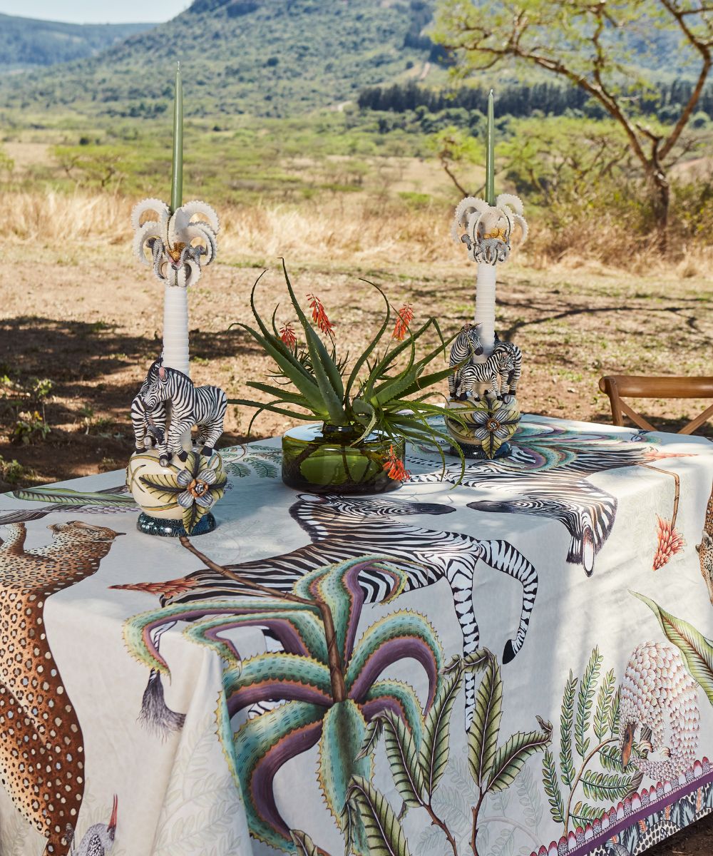 Pangolin Park Tablecloth - Stone