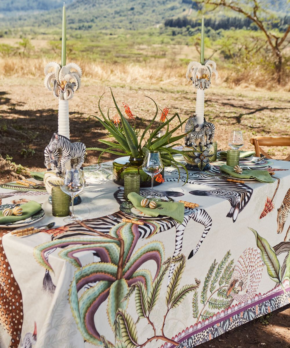 Pangolin Park Tablecloth - Stone