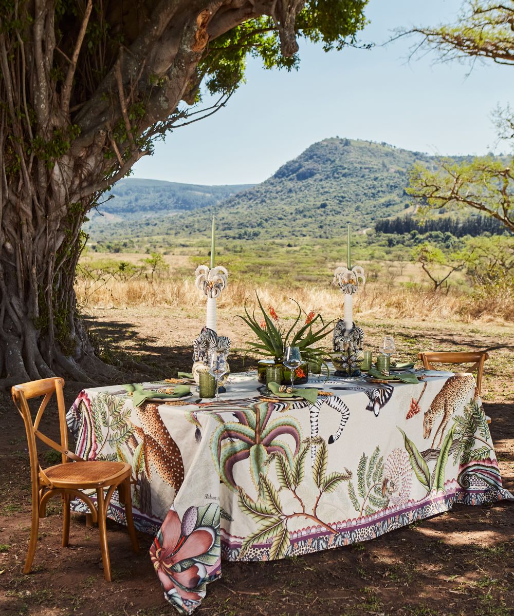 Pangolin Park Tablecloth - Stone