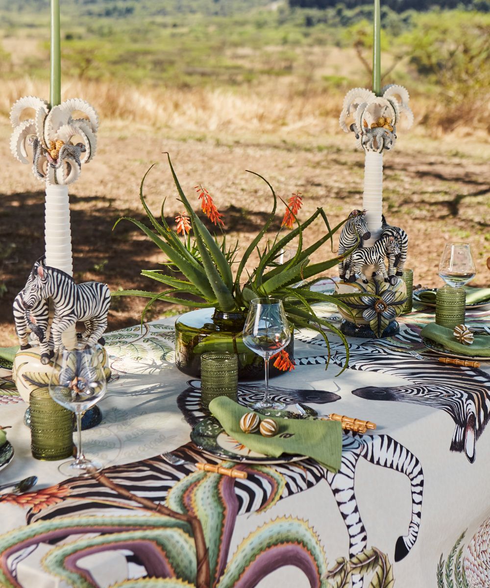 Pangolin Park Tablecloth - Stone