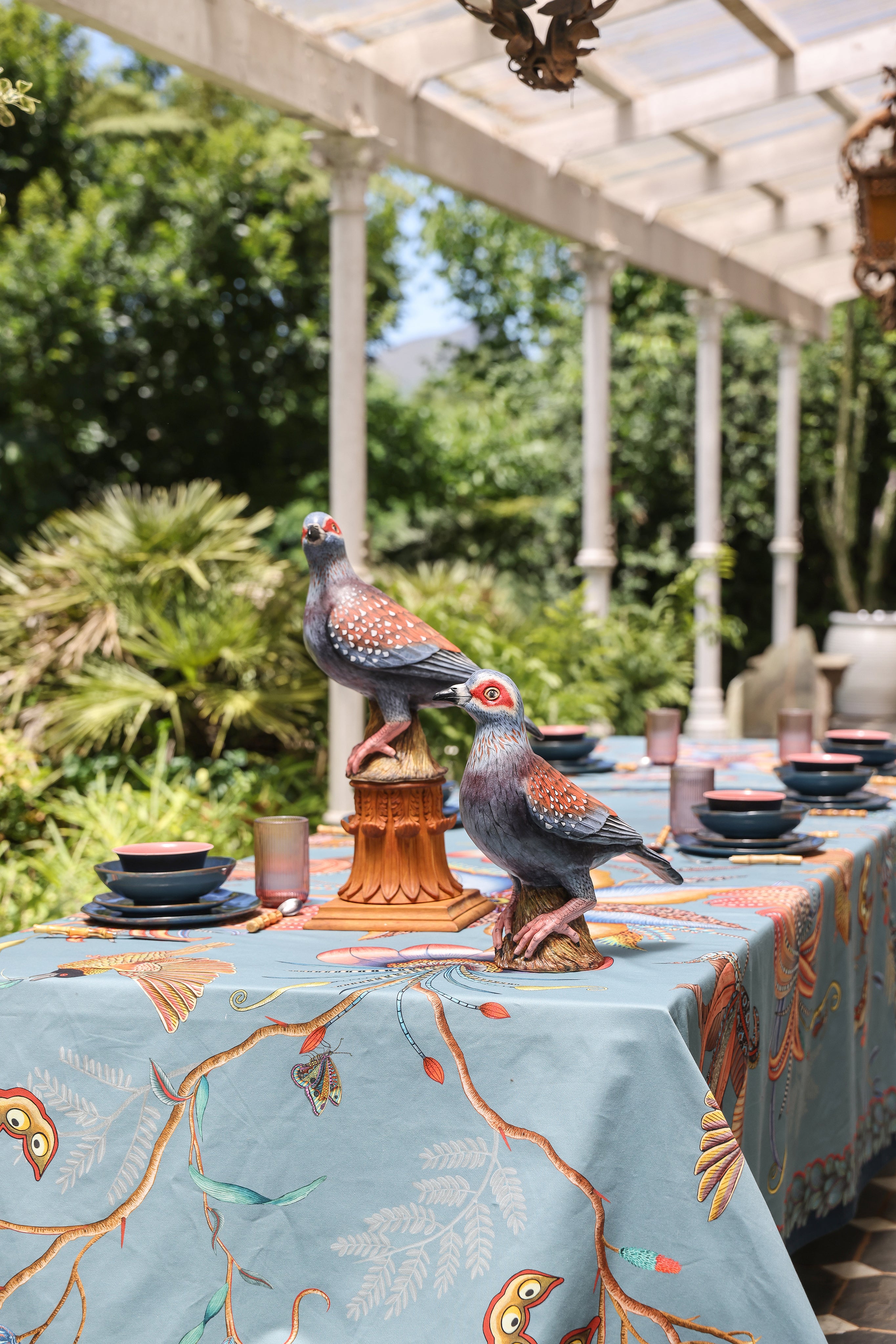 Thanda Nest Tablecloth - Mist