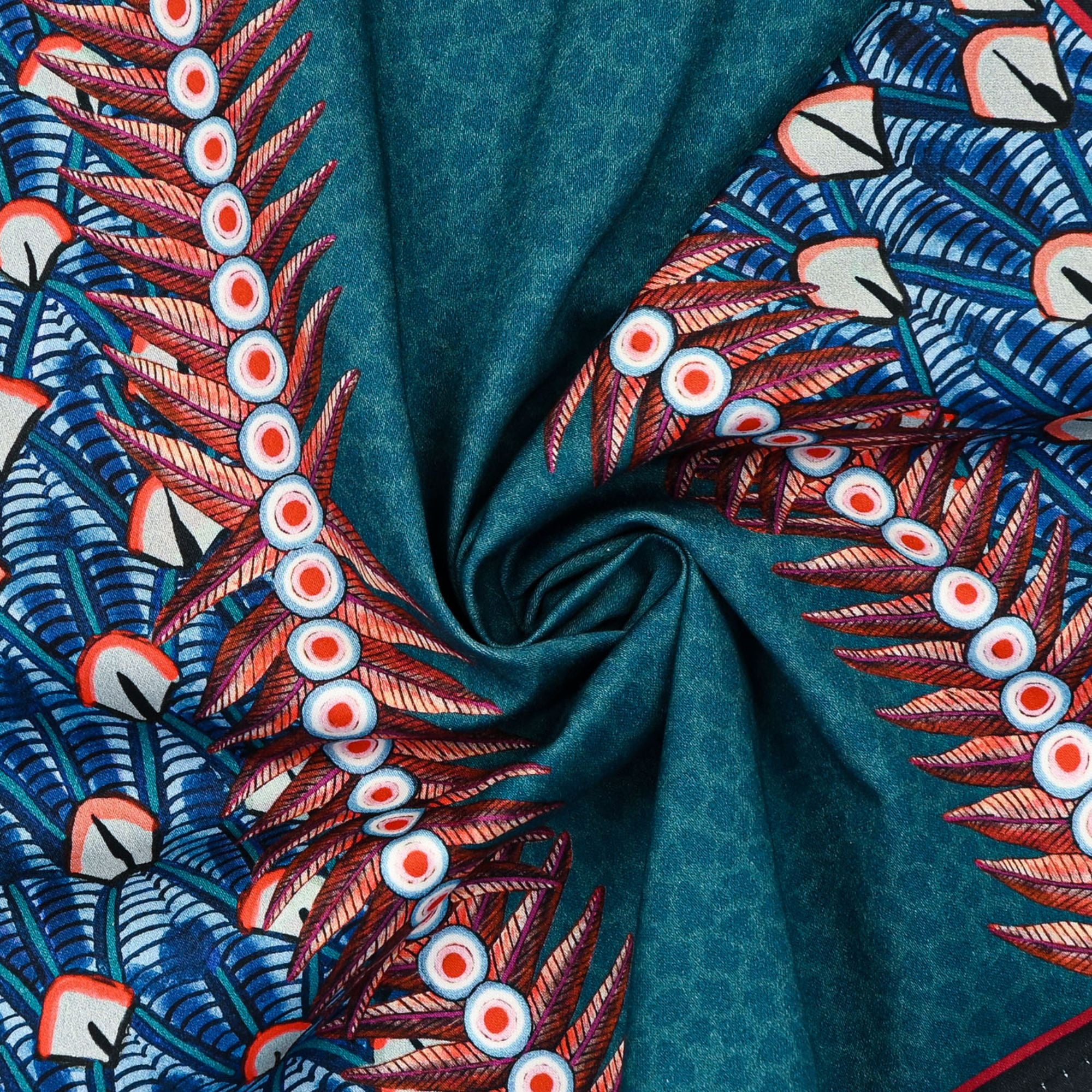 Feather Napkins (Pair) - Frost