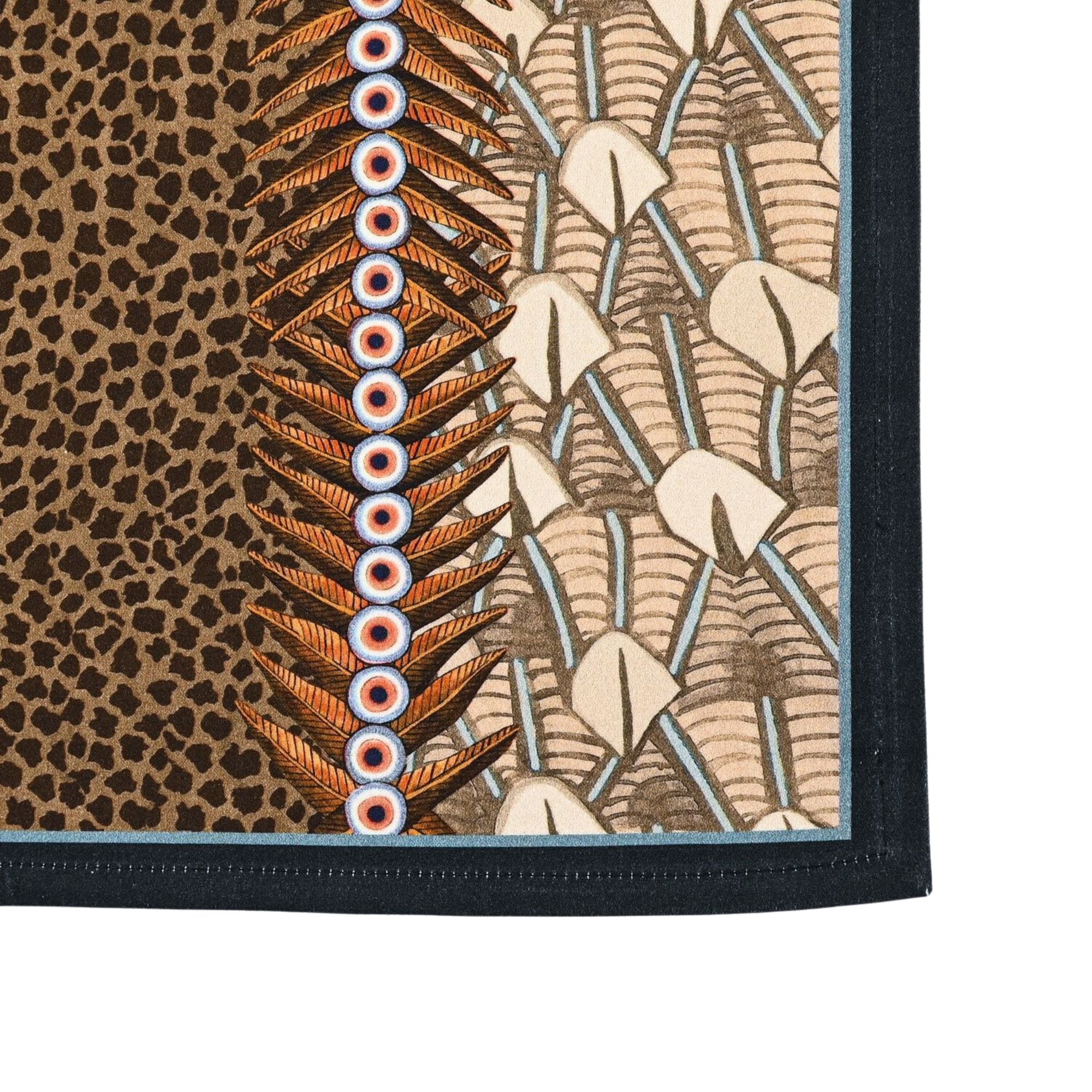 Feather Napkins (Pair) - Stone