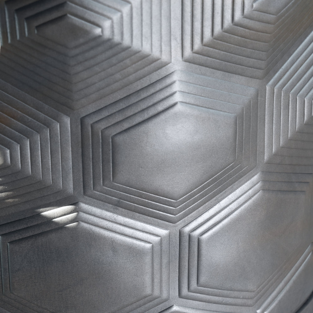 Turtle Table - Embossed Vintage Leather