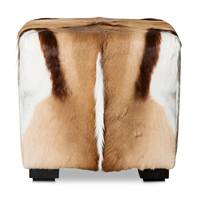 Springbok Hide Cube Ottoman