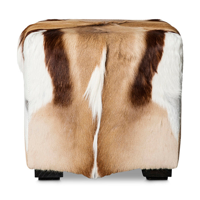 Springbok Hide Cube Ottoman