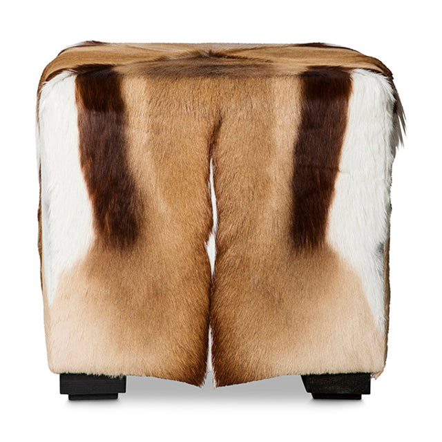 Springbok Hide Cube Ottoman