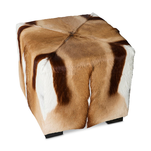 Springbok Hide Cube Ottoman