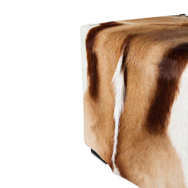 Springbok Hide Cube Ottoman