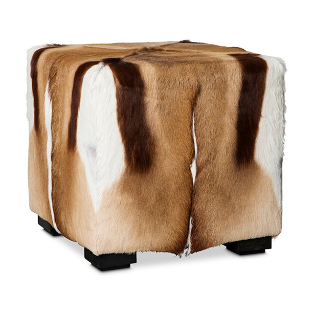 Springbok Hide Cube Ottoman