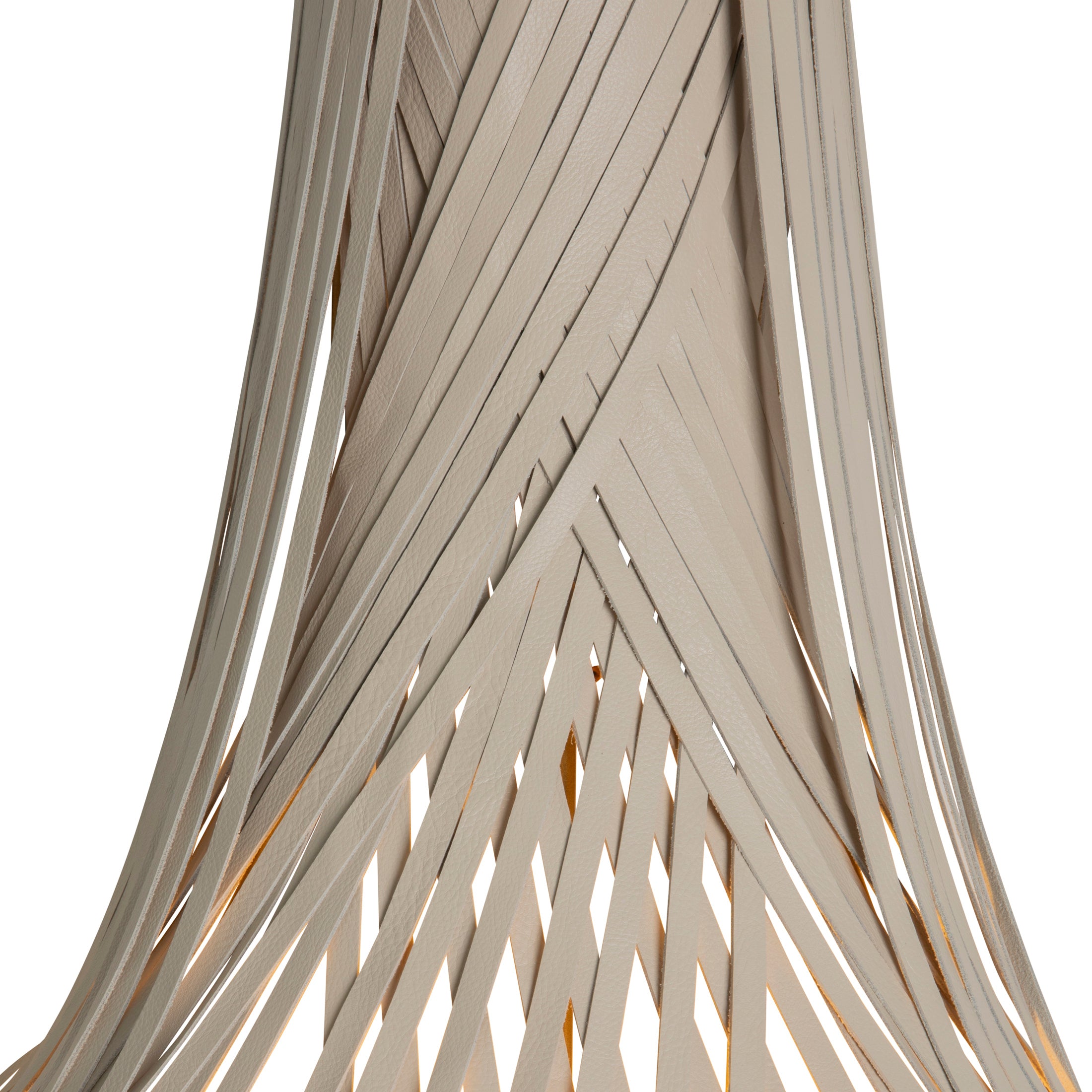 Empire Wall Sconce - Cream-Stone Leather