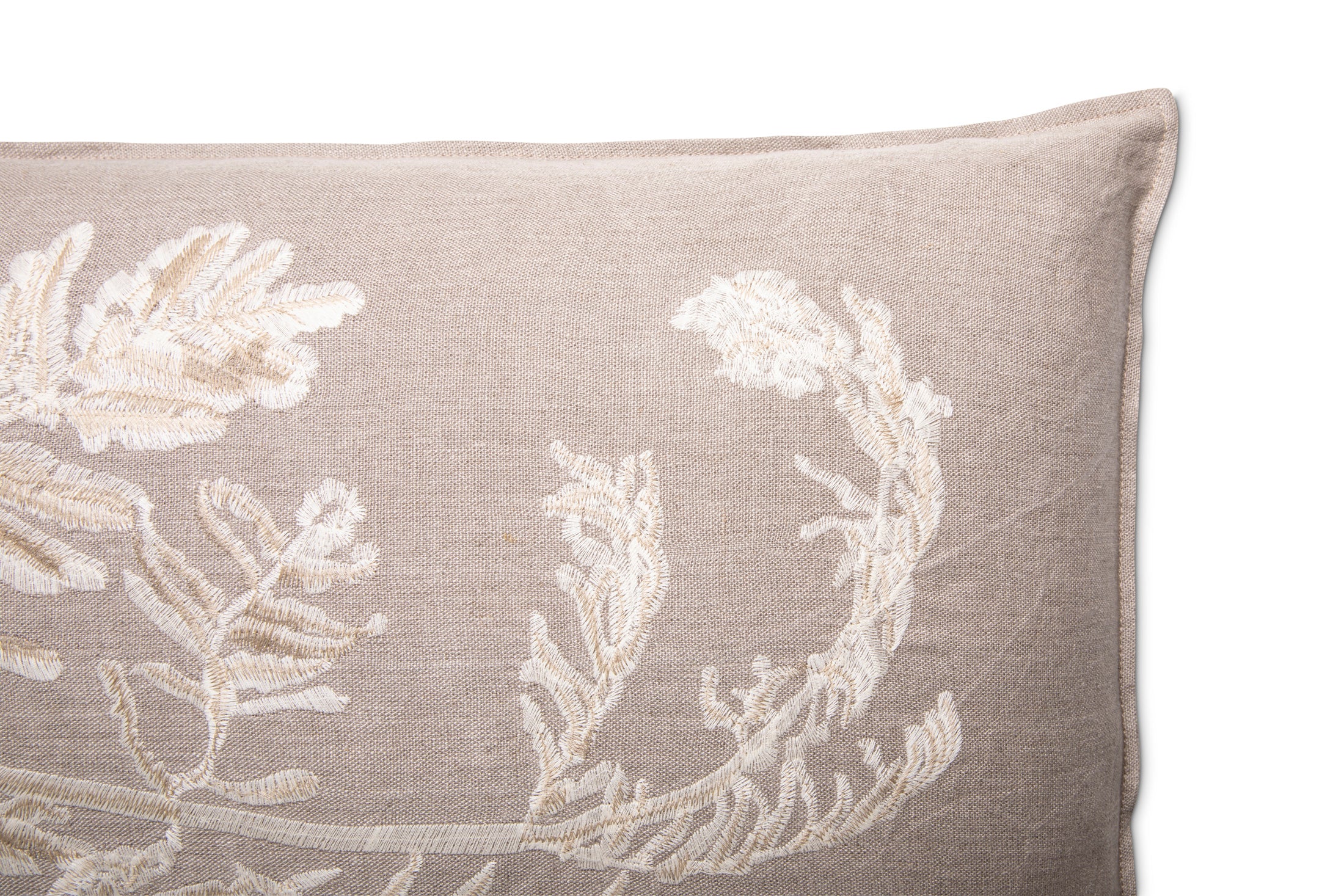 Fern 1 Embroidered Pillow