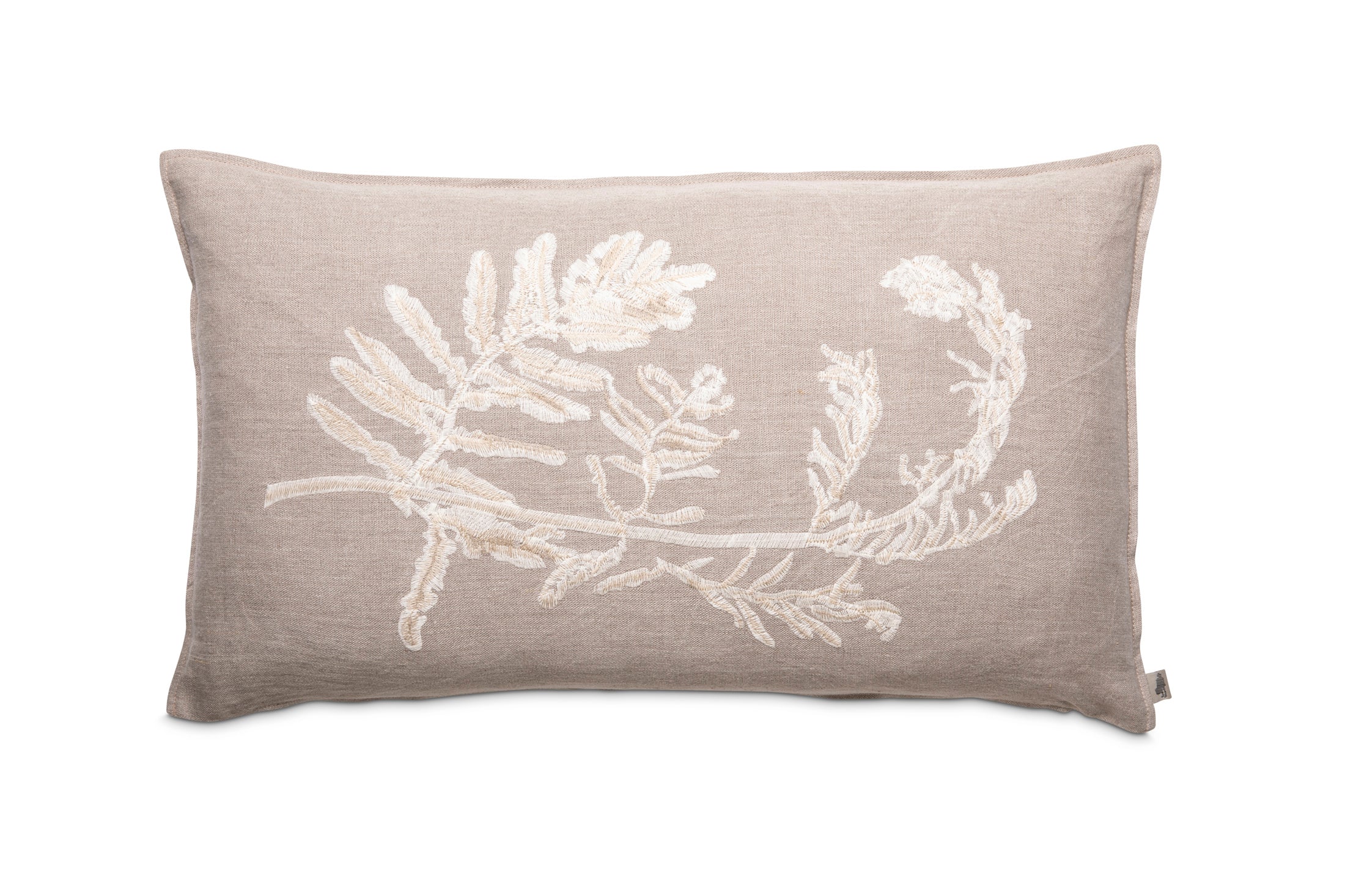 Fern 1 Embroidered Pillow