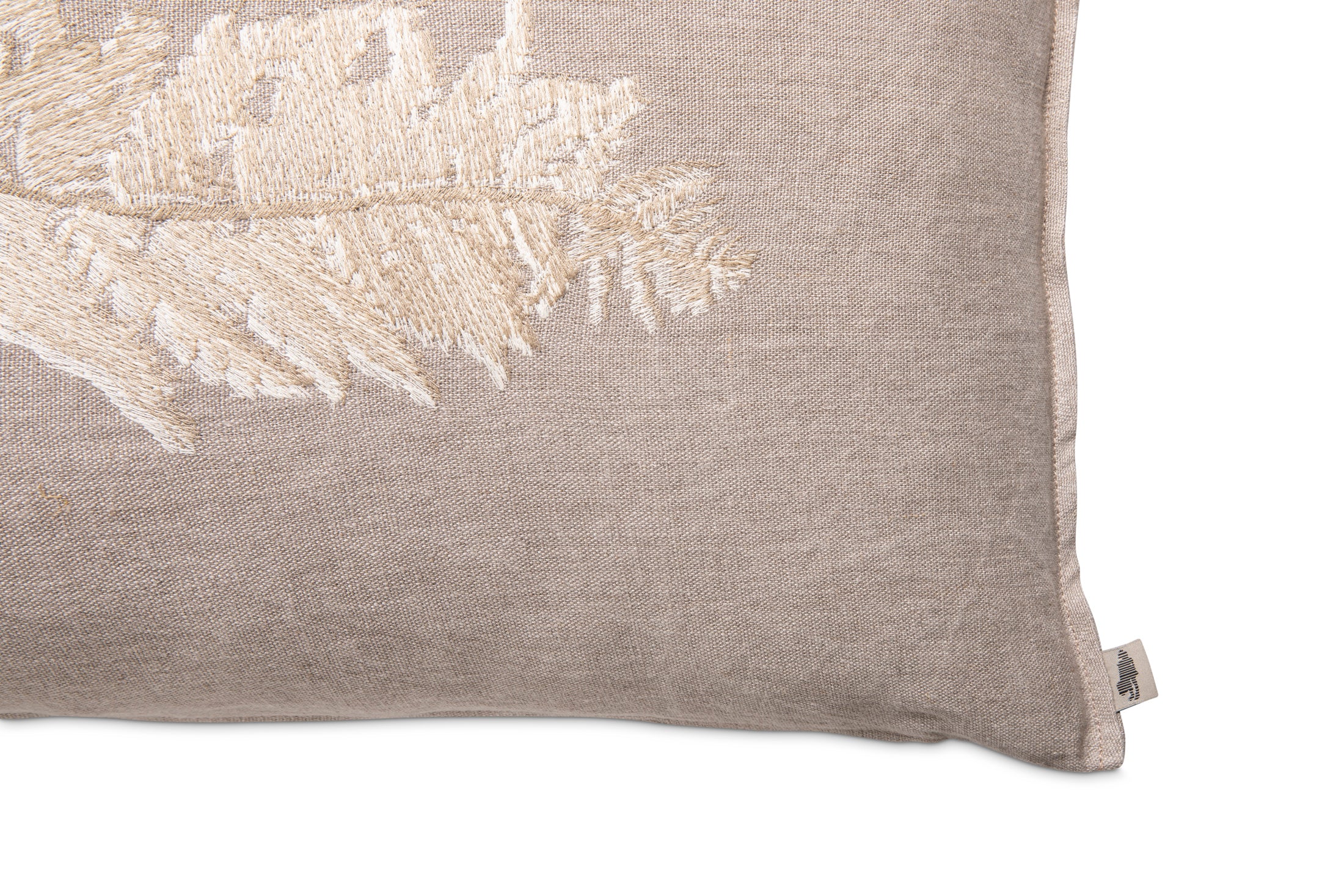 Fern 3 Embroidered Pillow