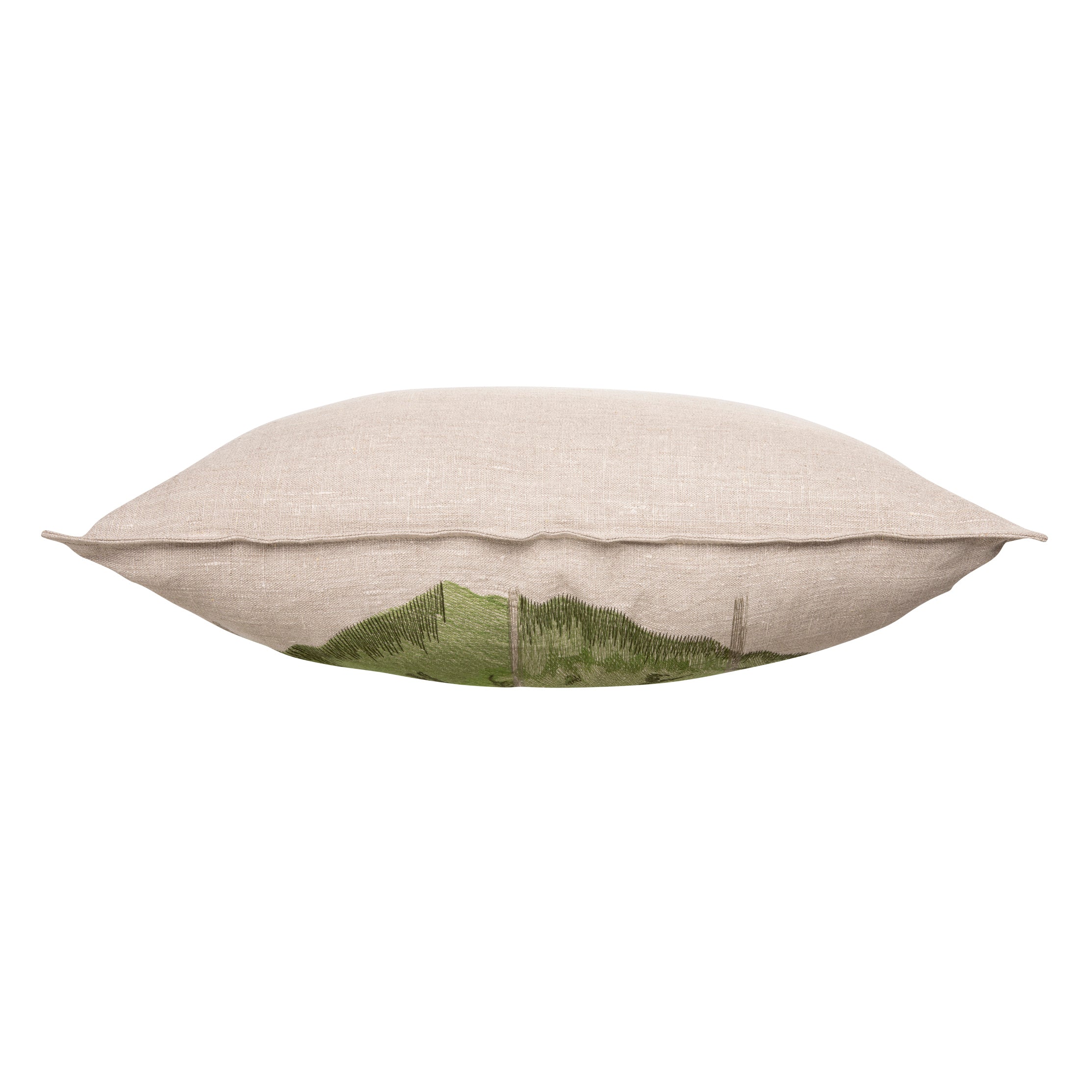 Okavango Green Embroidered Pillow