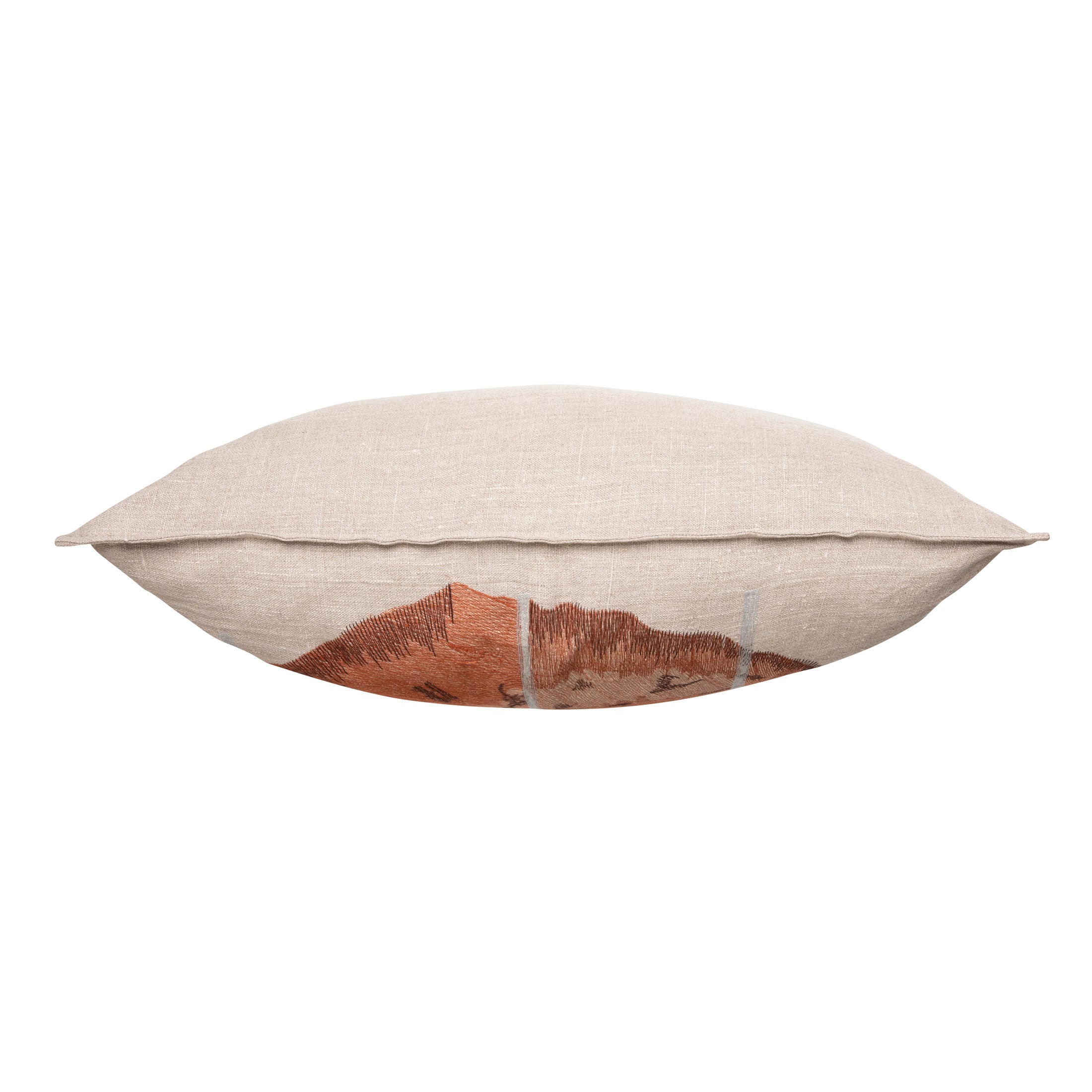 Okavango Rust Embroidered Pillow