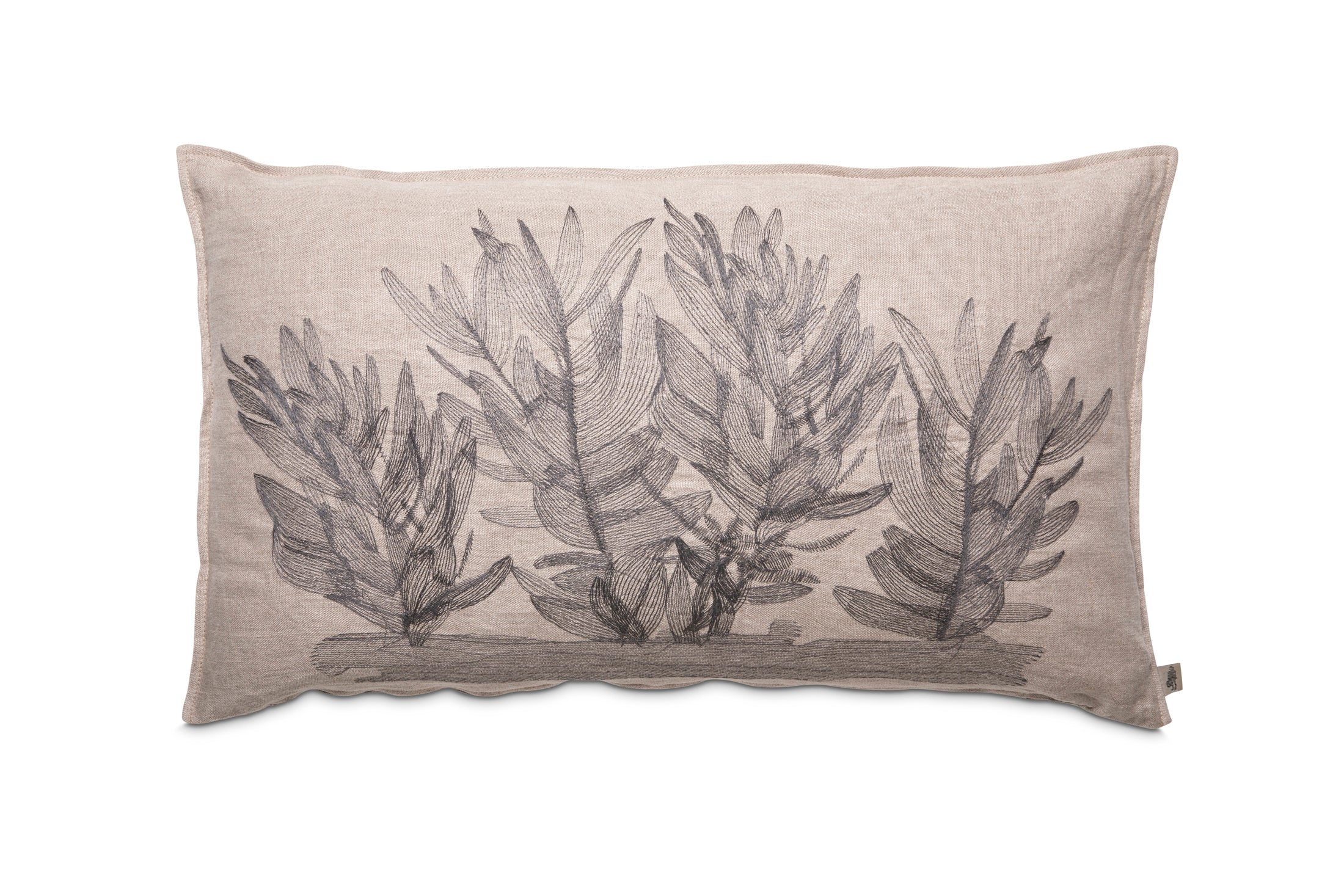 Protea Bos Embroidered Pillow