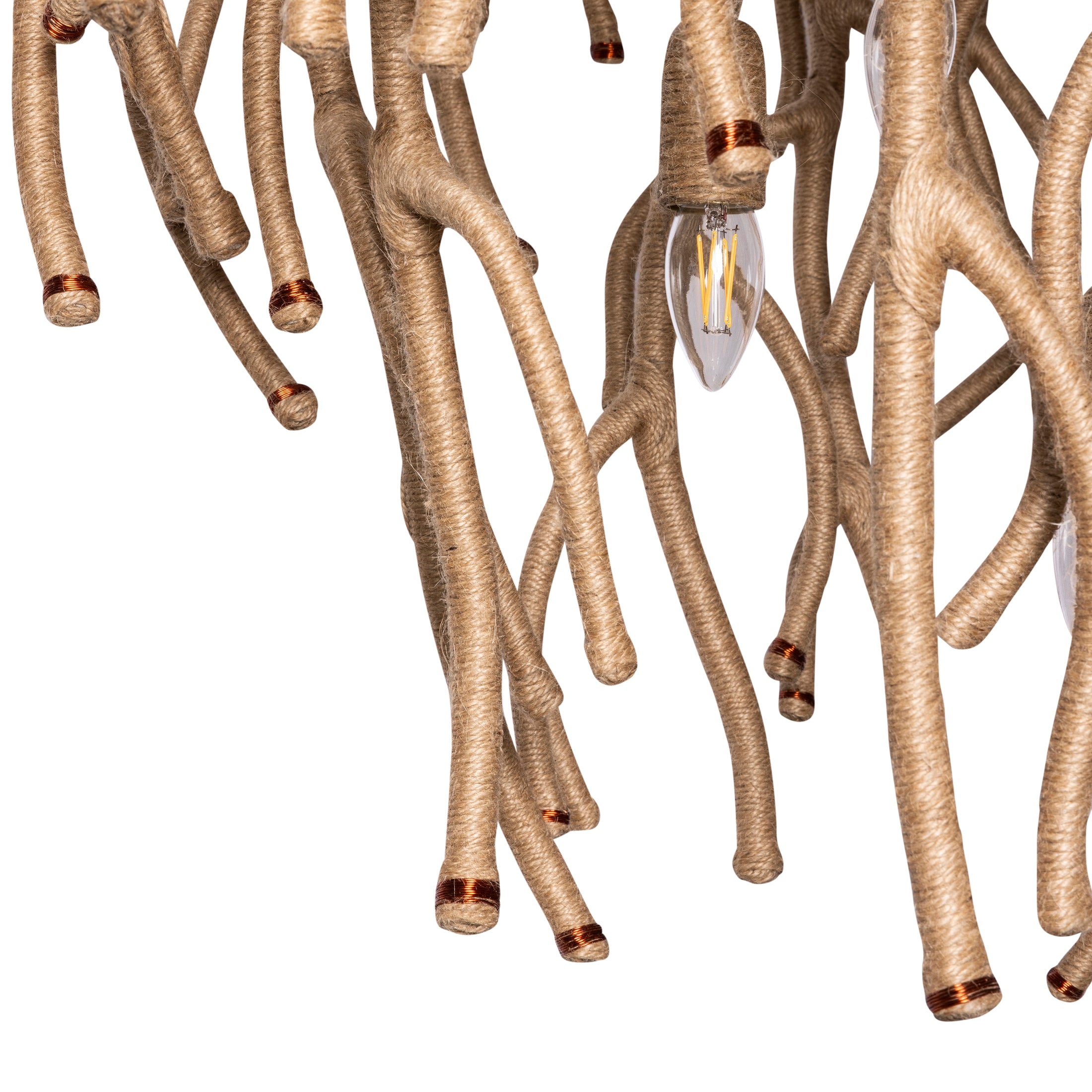 Ballito Jute Coral Chandelier