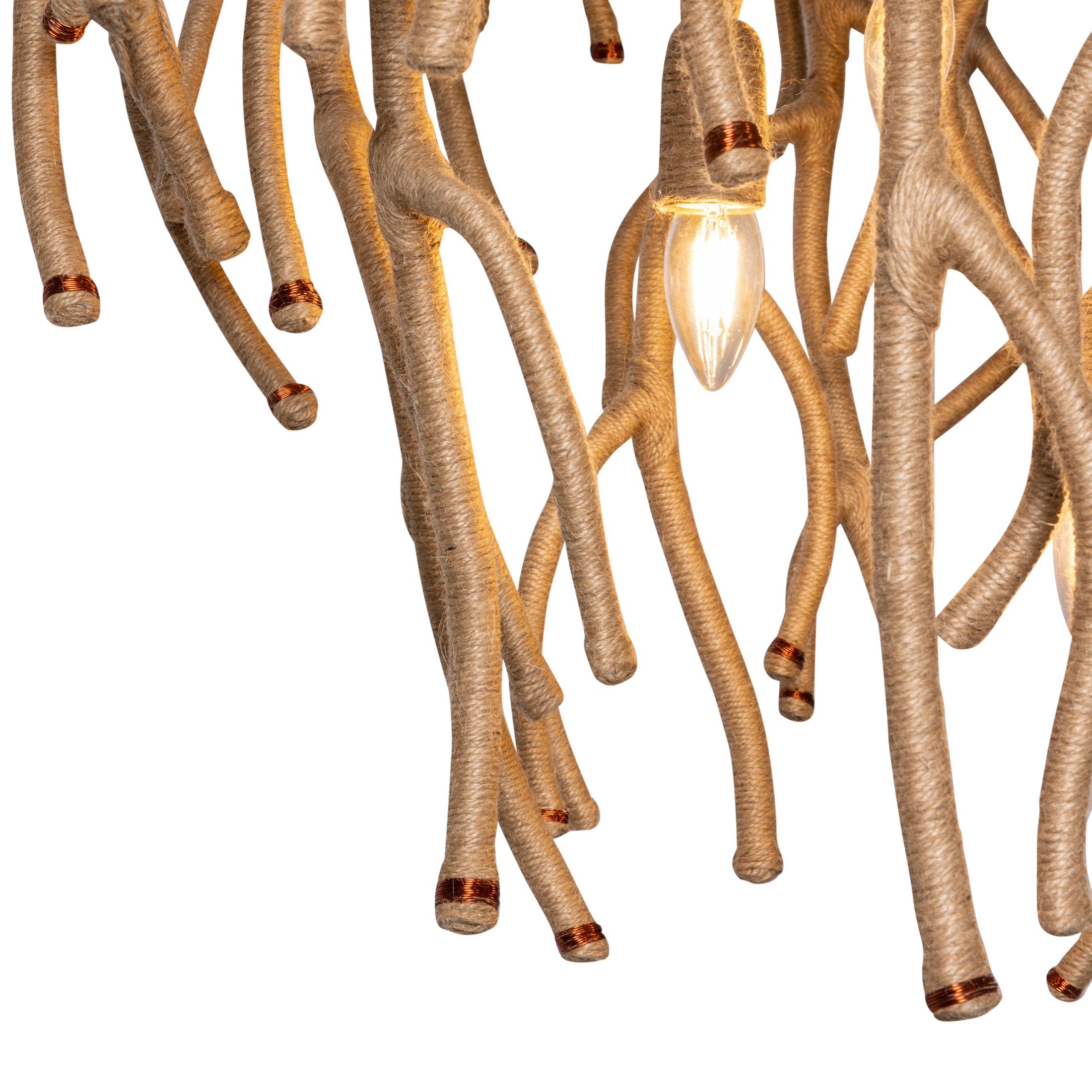 Ballito Jute Coral Chandelier